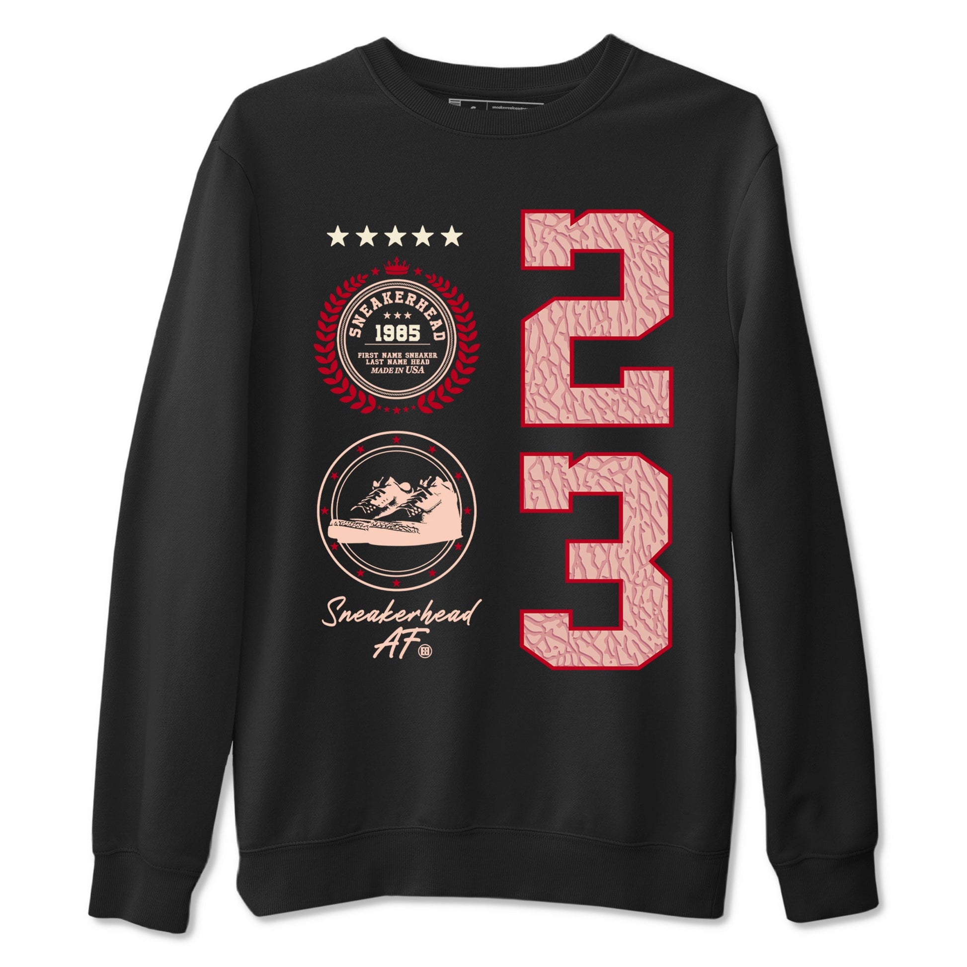 3s Valentines Day shirts to match jordans Sneaker Emblem best t shirts to wear with jordans Air Jordan 3 Valentines Day match shoes to clothes SNRT Sneaker Tees unisex cotton Black 2 shirts