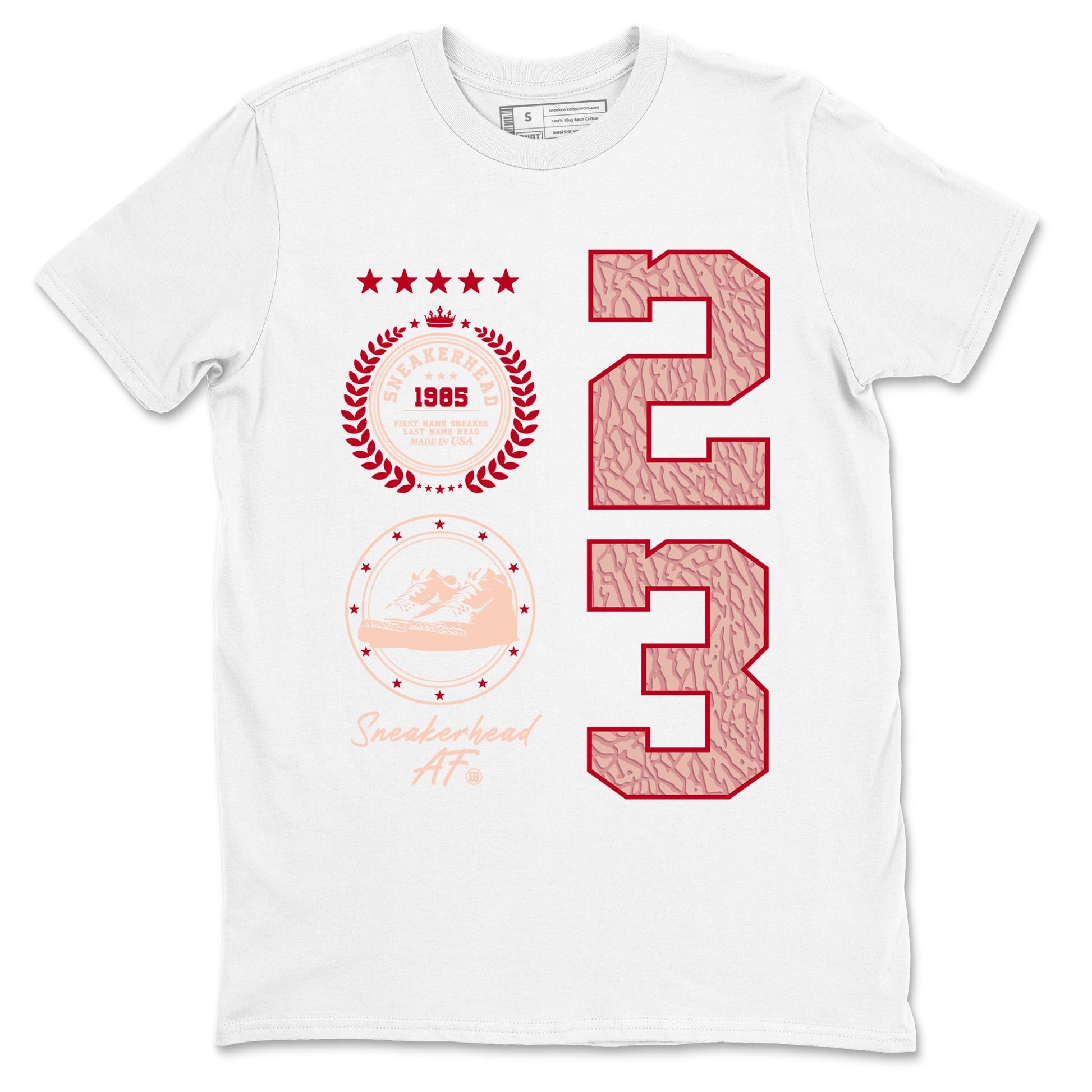 3s Valentines Day shirts to match jordans Sneaker Emblem best t shirts to wear with jordans Air Jordan 3 Valentines Day match shoes to clothes SNRT Sneaker Tees unisex cotton White 2 shirts