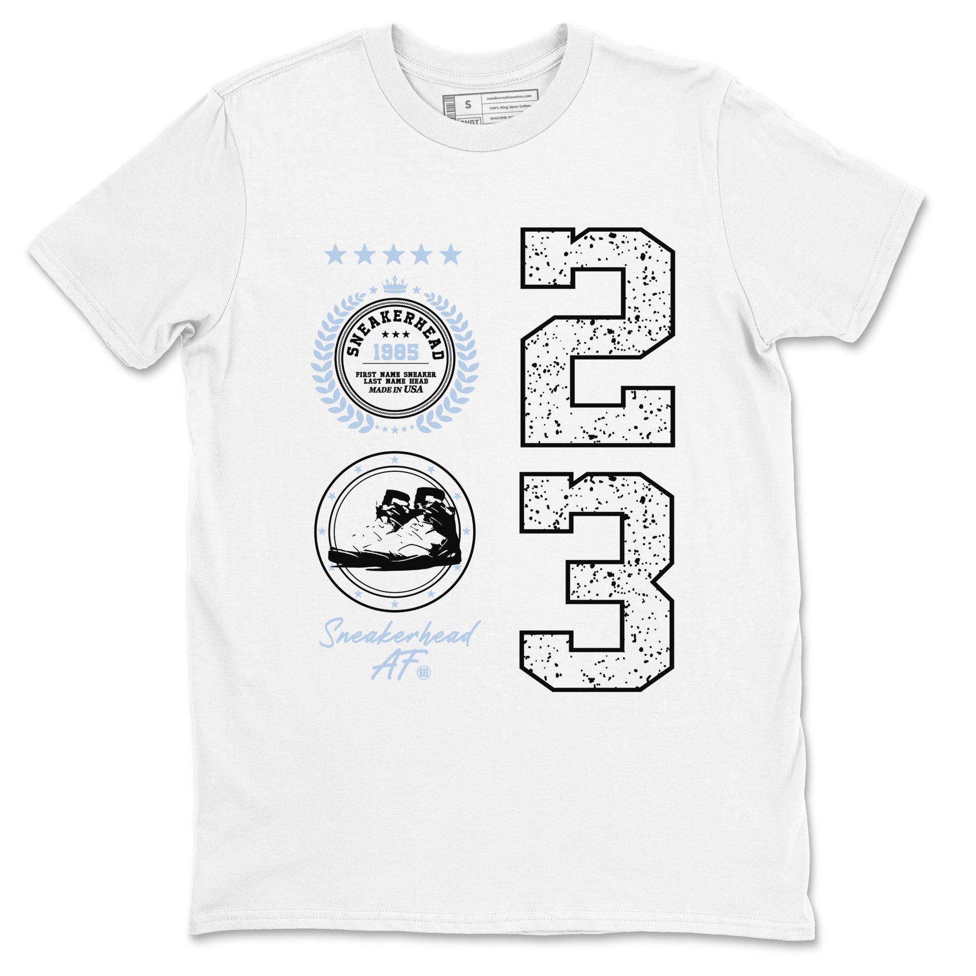6s White Black shirt to match jordans Sneaker Emblem sneaker tees Air Jordan 6 White Black SNRT Sneaker Release Tees unisex cotton White 2 crew neck shirt