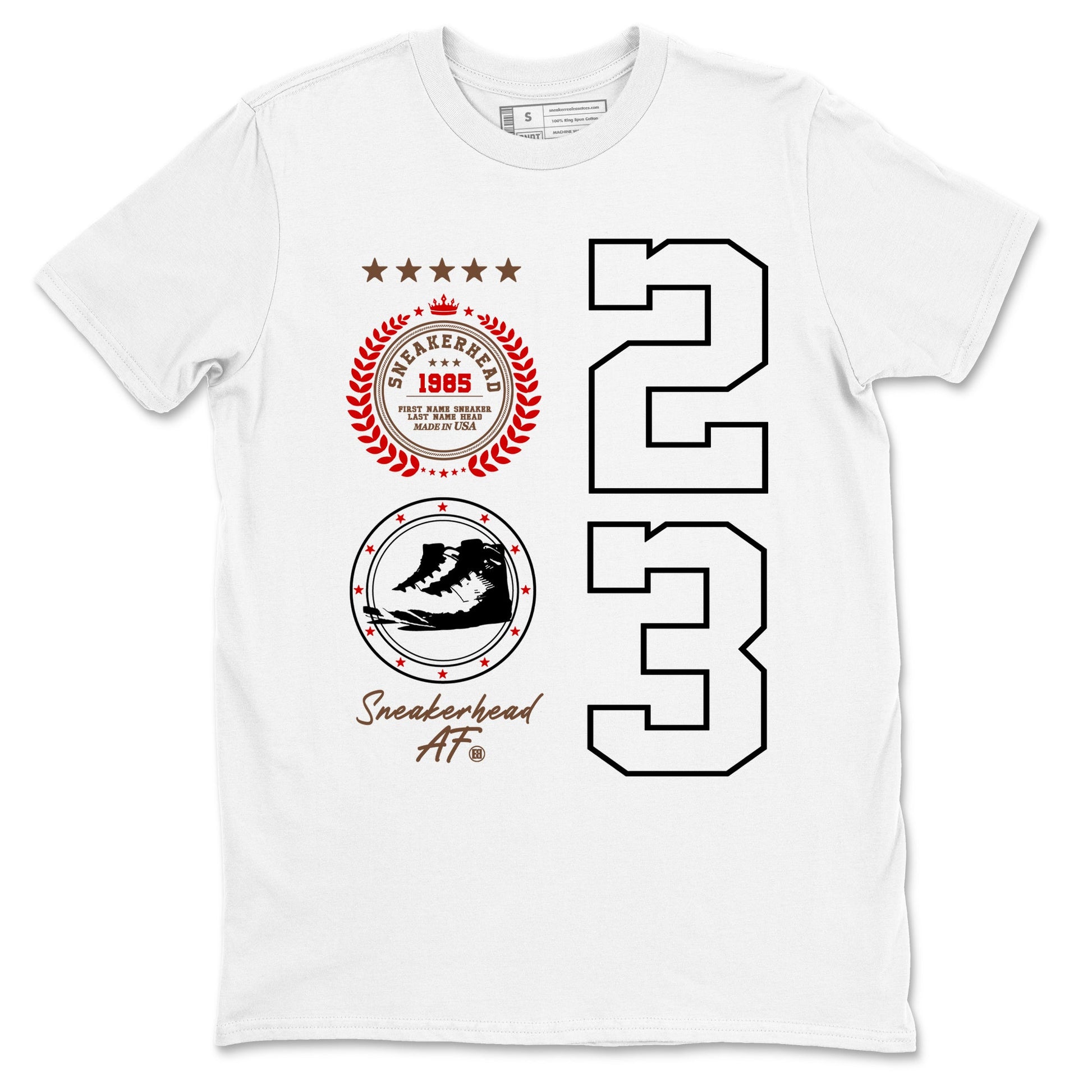 9s Olive shirts to match jordans Sneaker Emblem sneaker match tees Air Jordan 9 Olive match shoes to clothes SNRT Sneaker Tees unisex cotton White 2 shirts