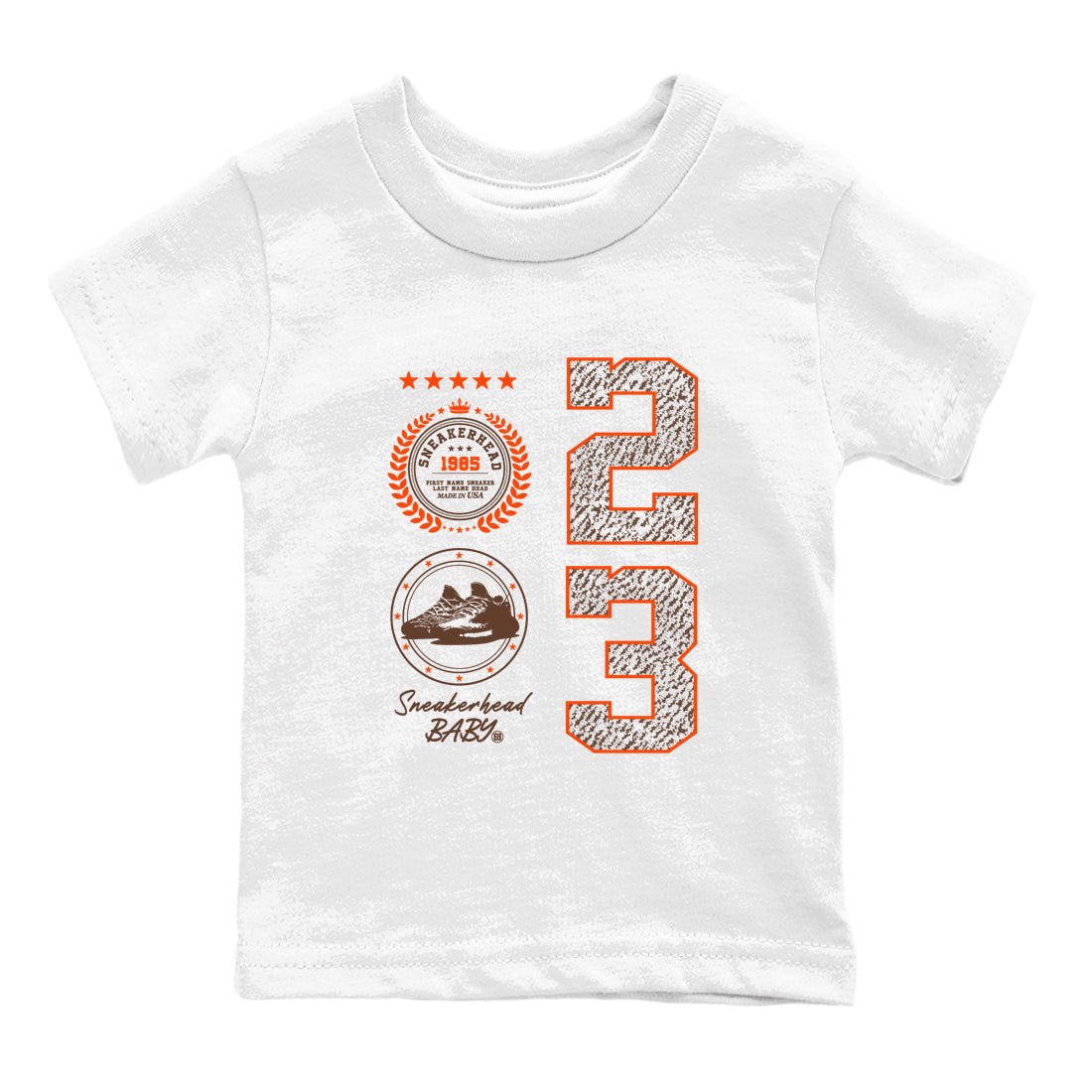 Yeezy 350 Carbon Beluga shirts to match jordans Sneaker Emblem sneaker match tees Yeezy 350 Carbon Beluga match shoes to clothes SNRT Sneaker Tees Youth Baby White 2 tee