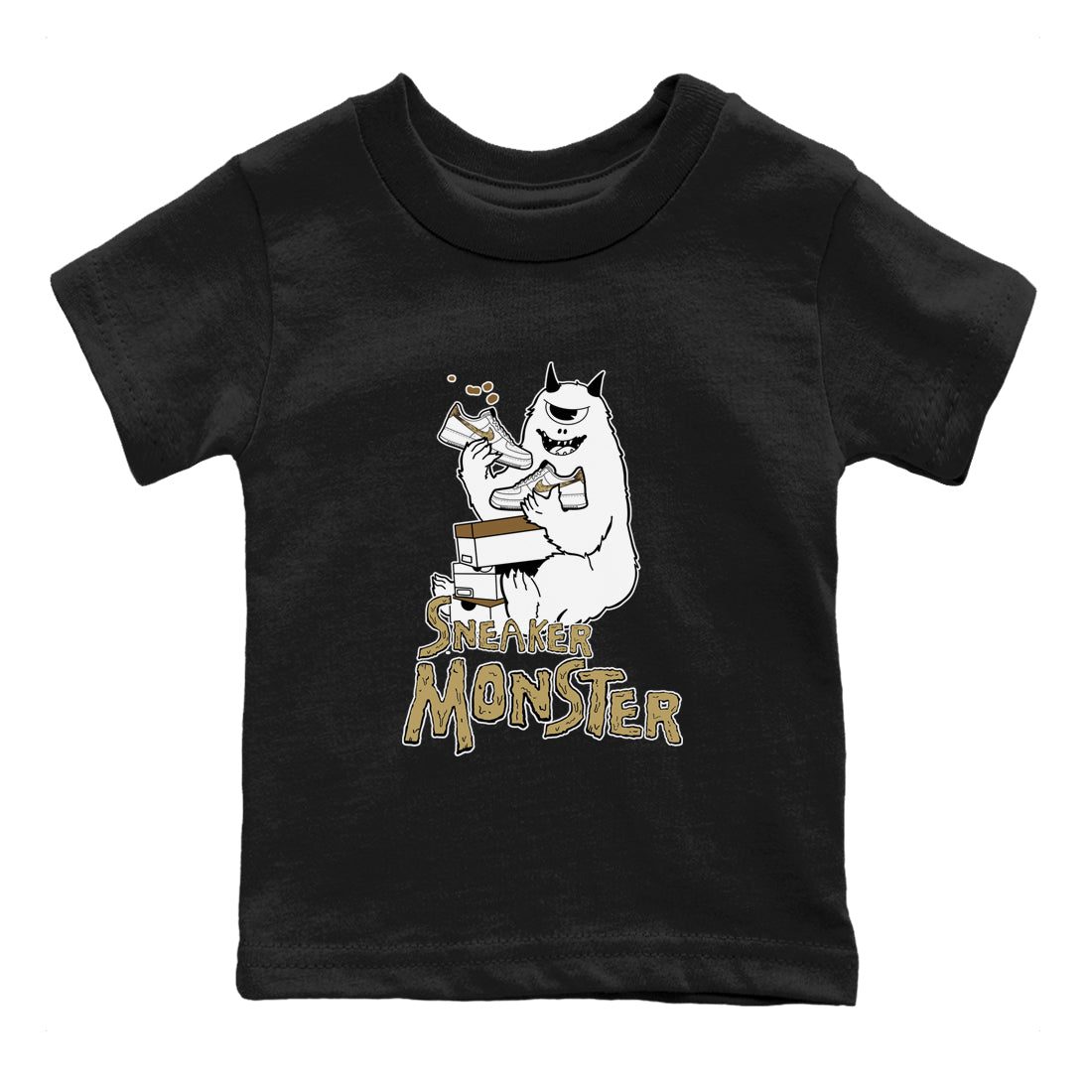 Air Force 1 Ivory Snake shirt to match jordans Sneaker Monster sneaker tees Air Force 1 Ivory Snake SNRT sneaker release tees baby toddler Black 2 cotton Shirt