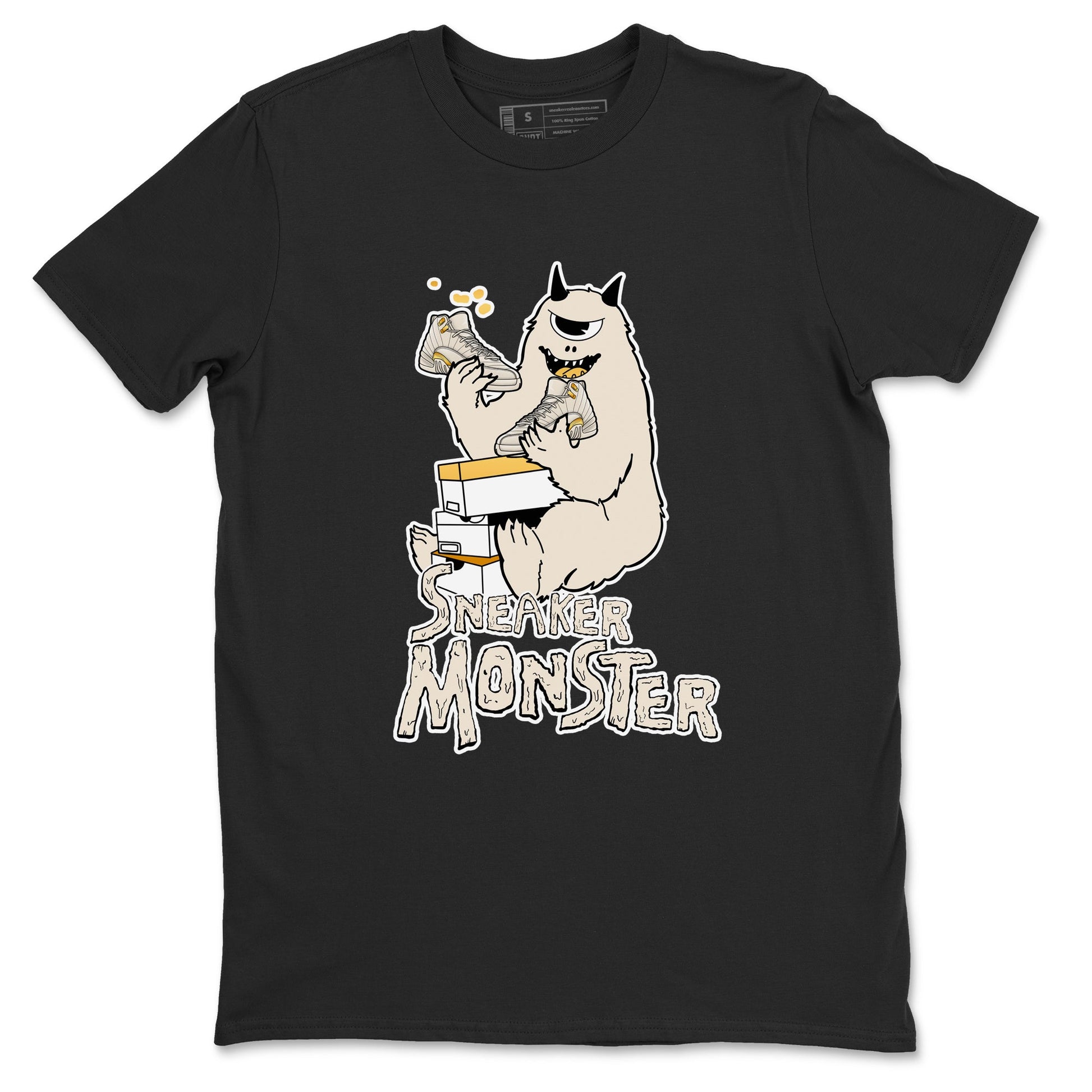 12s Phantom shirts to match jordans Sneaker Monster sneaker match tees Air Jordan 12 WMNS Phantom match shoes to clothes SNRT Sneaker Tees unisex cotton Black 2 shirts