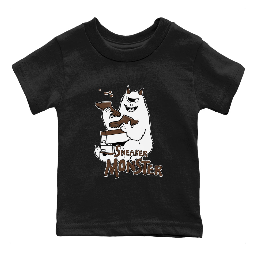 Yeezy Slide Flax shirts to match jordans Sneaker Monster sneaker match tees Yeezy Slide Flax SNRT Sneaker Tees streetwear brand Baby and Youth Black 2 cotton tee