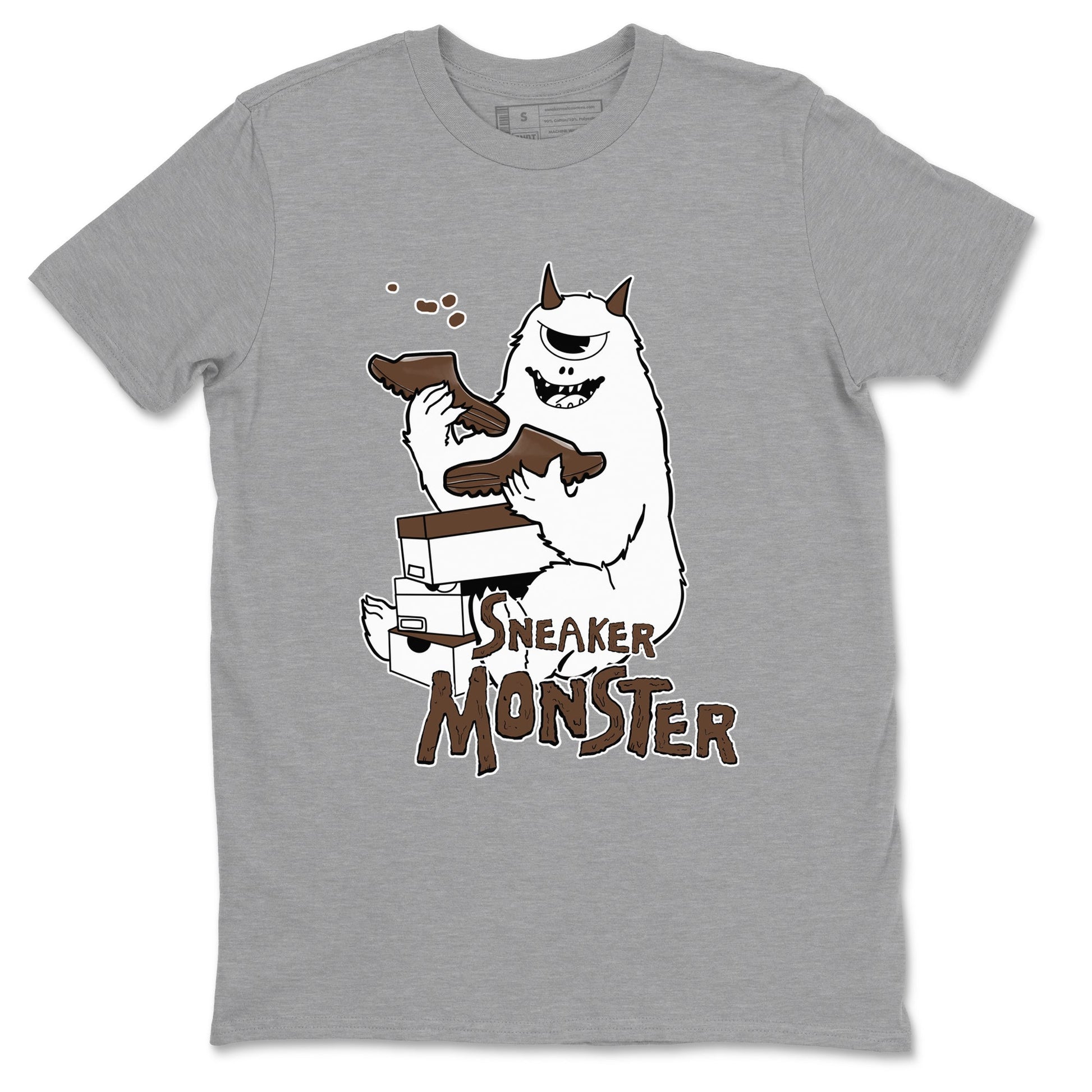 Yeezy Slide Flax shirts to match jordans Sneaker Monster sneaker match tees Yeezy Slide Flax SNRT Sneaker Tees streetwear brand Heather Grey 2 unisex cotton tee