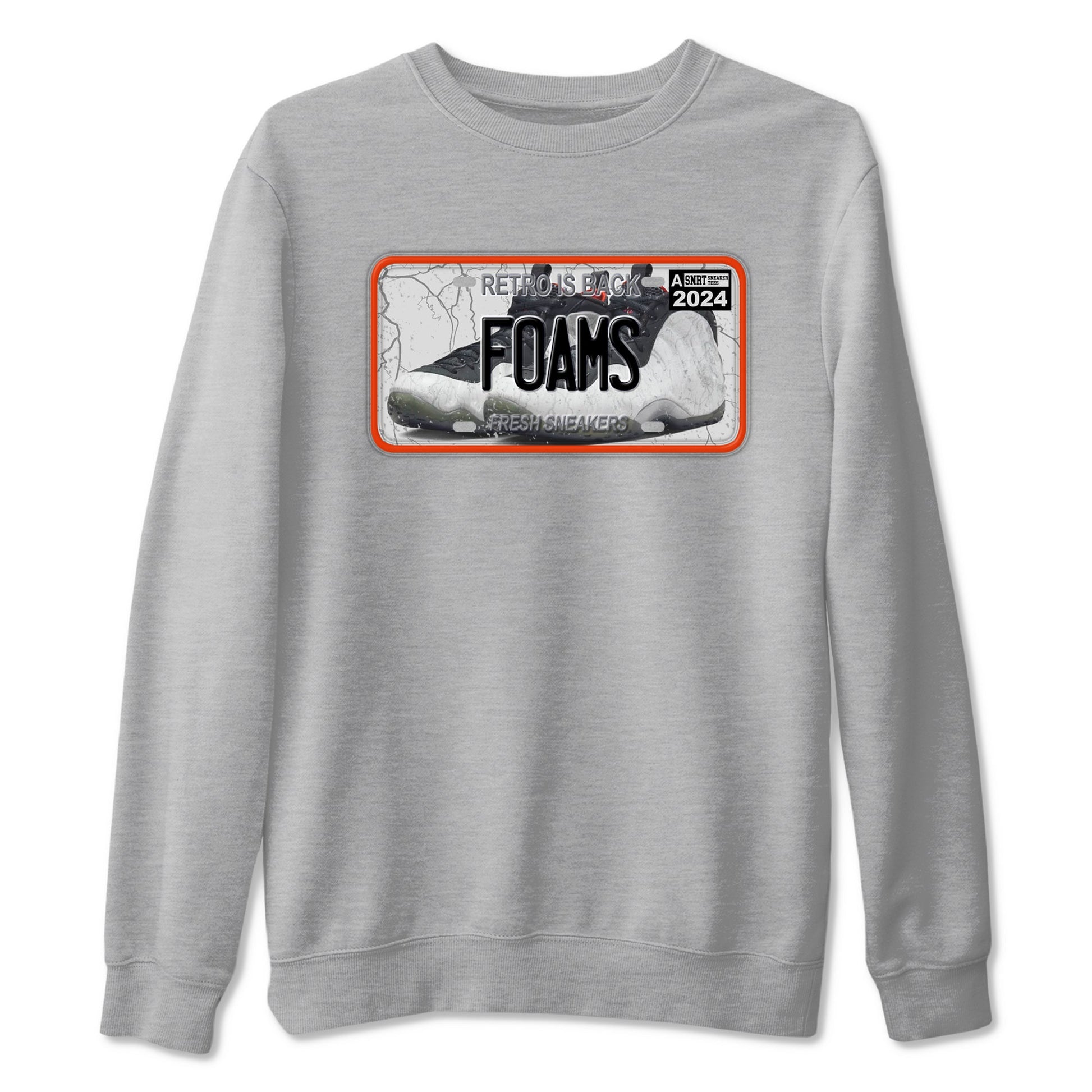 Foams One Jin shirts to match jordans Sneaker Plate sneaker match tees Air Foamposite One Jin match shoes to clothes SNRT Sneaker Tees unisex cotton Heather Grey 2 shirts