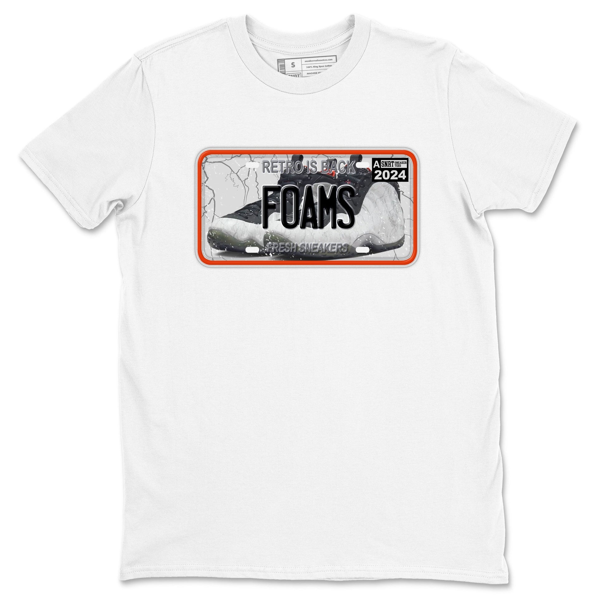 Foams One Jin shirts to match jordans Sneaker Plate sneaker match tees Air Foamposite One Jin match shoes to clothes SNRT Sneaker Tees unisex cotton White 2 shirts