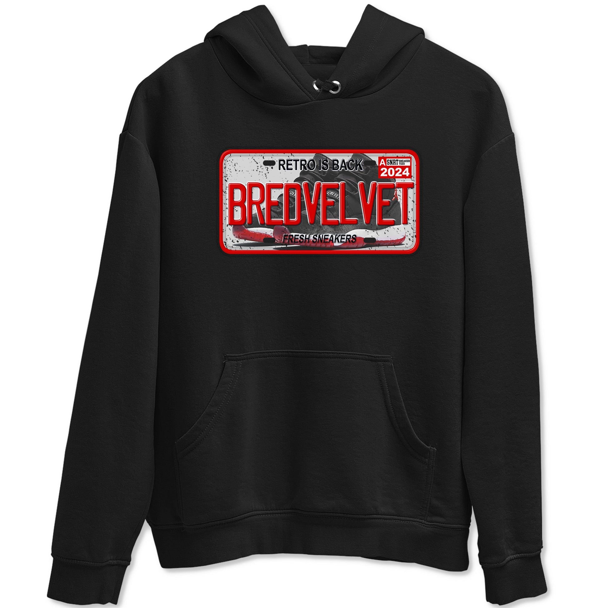 11s Bred Velvet shirts to match jordans Sneaker Plate sneaker match tees Air Jordan 11 Bred Velvet SNRT Sneaker Release Tees unisex cotton Black 2 crew neck shirts