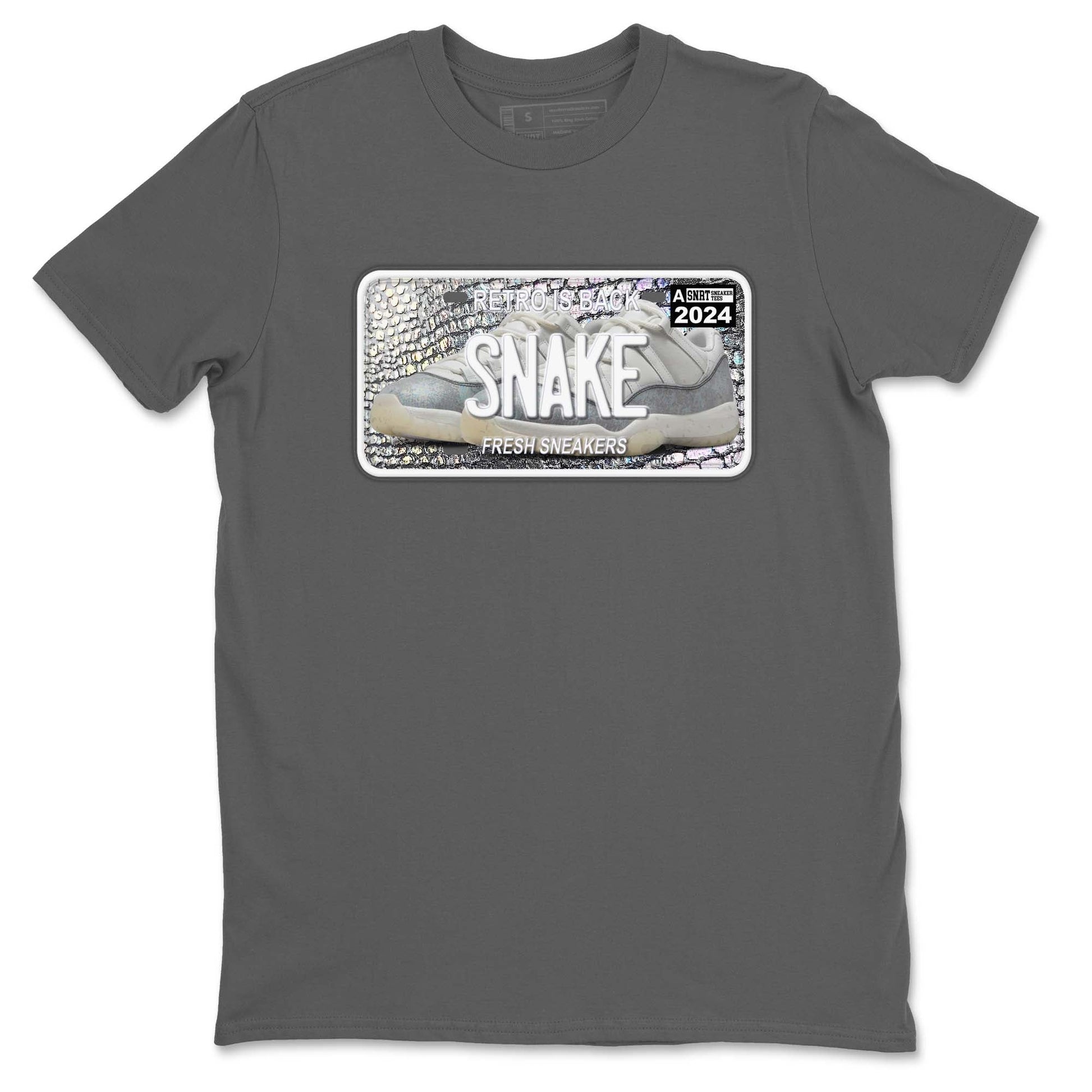 11s Year Of The Snake shirts to match jordans Sneaker Plate shirts to match jordans Air Jordan 11 Retro Low Year Of The Snake match shoes to clothes SNRT Sneaker Tees unisex cotton Cool Grey 2 shirts