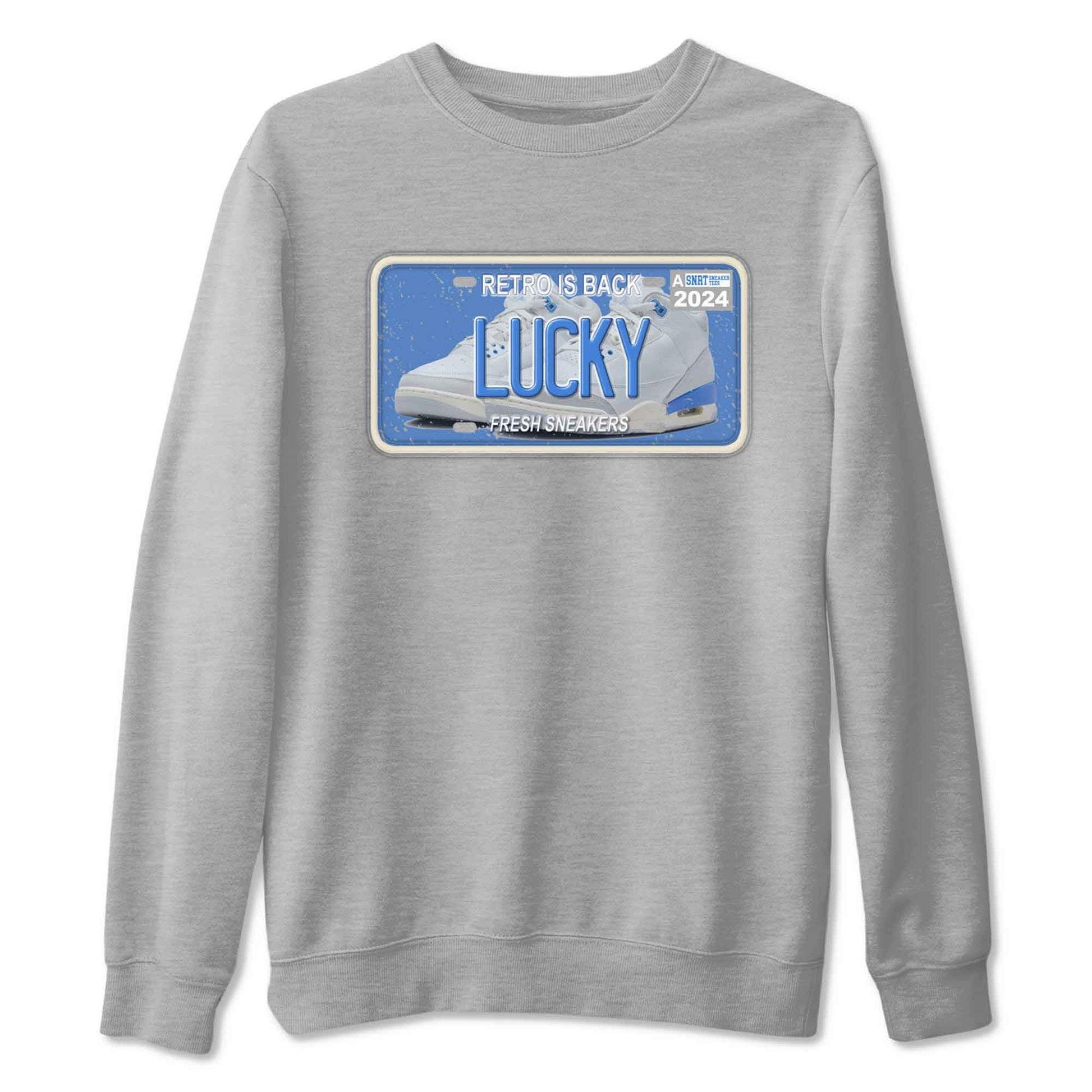 3s Lucky Shorts shirts to match jordans Sneaker Plate best t shirts to wear with jordans Air Jordan 3 Lucky Shorts match shoes to clothes SNRT Sneaker Tees unisex cotton Heather Grey 2 shirts