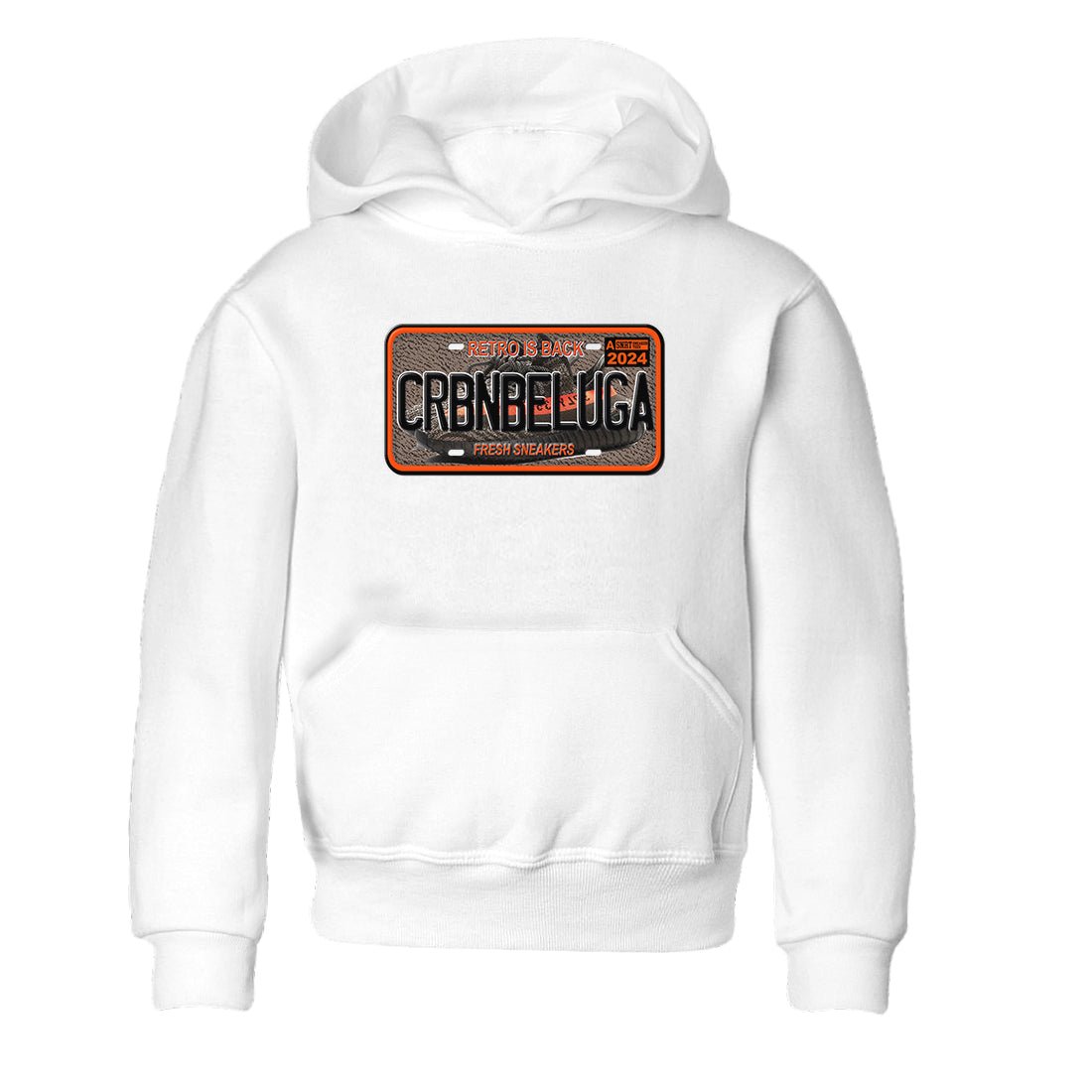 Yeezy 350 Carbon Beluga shirts to match jordans Sneaker Plate sneaker match tees Yeezy 350 Carbon Beluga match shoes to clothes SNRT Sneaker Tees Youth Baby White 2 tee