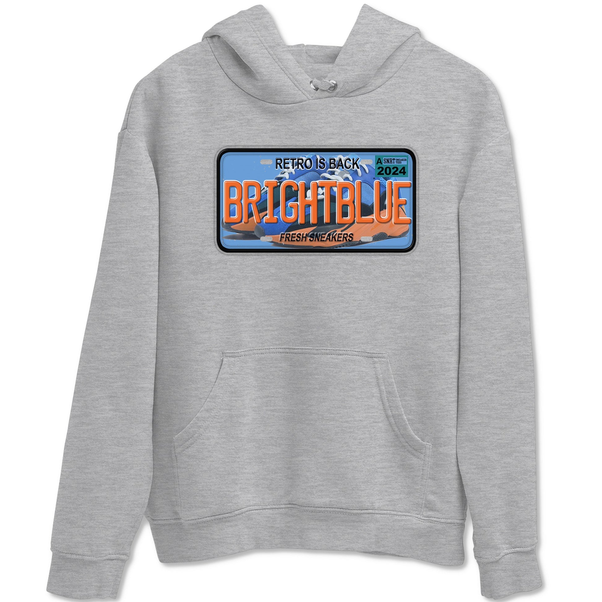 Yeezy 700 Bright Blue shirts to match jordans Sneaker Plate sneaker match tees Yeezy 700 Bright Blue match shoes to clothes SNRT Sneaker Tees unisex cotton Heather Grey 2 shirts