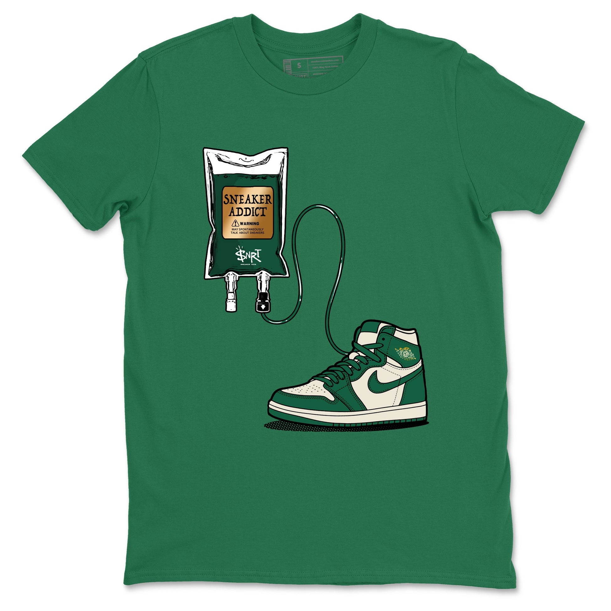 Sneaker Threads – Sneaker Tees To Match Air Jordan 1 Pro Green – Sneaker Therapy Graphic Tee Kelly Green 2. Perfect for Jordan releases 2025 colorways.