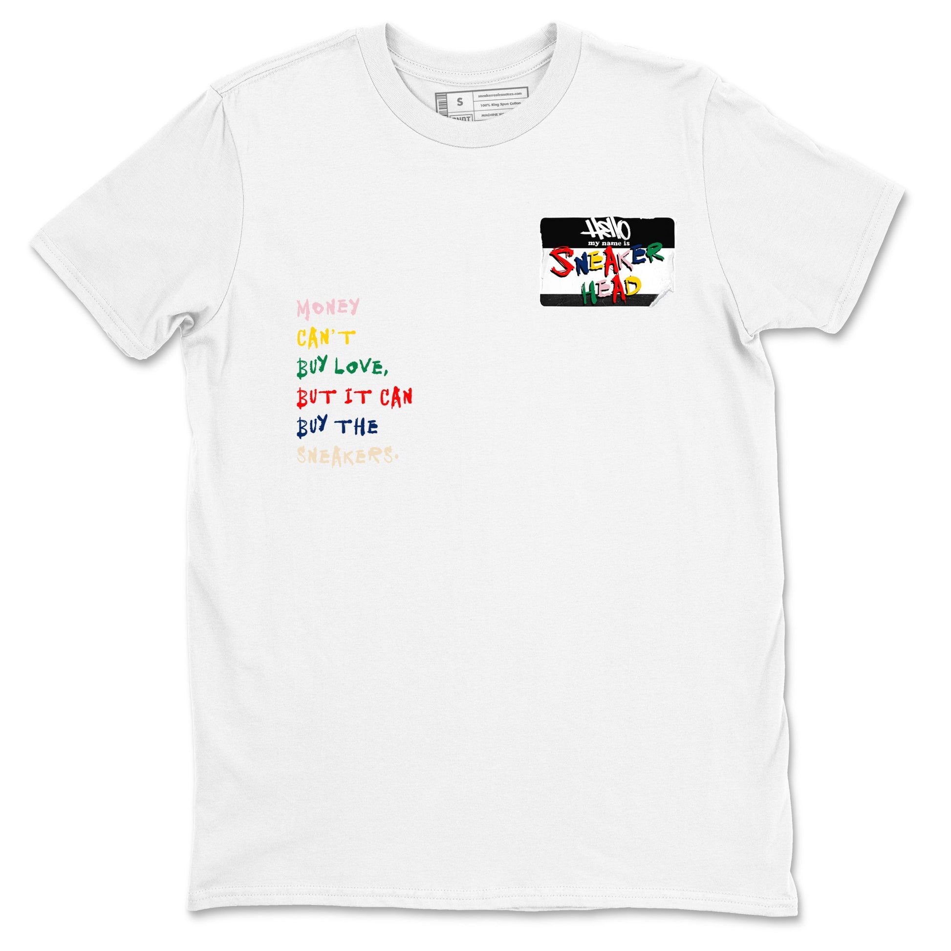 AF 3 Nigo shirtsto match jordans Sneakerhead Badge sneaker match tees Air Force 3 Low x Nigo Blue Void and Tour Yellow match shoes to clothes SNRT Sneaker Tees unisex cotton White 2 shirts
