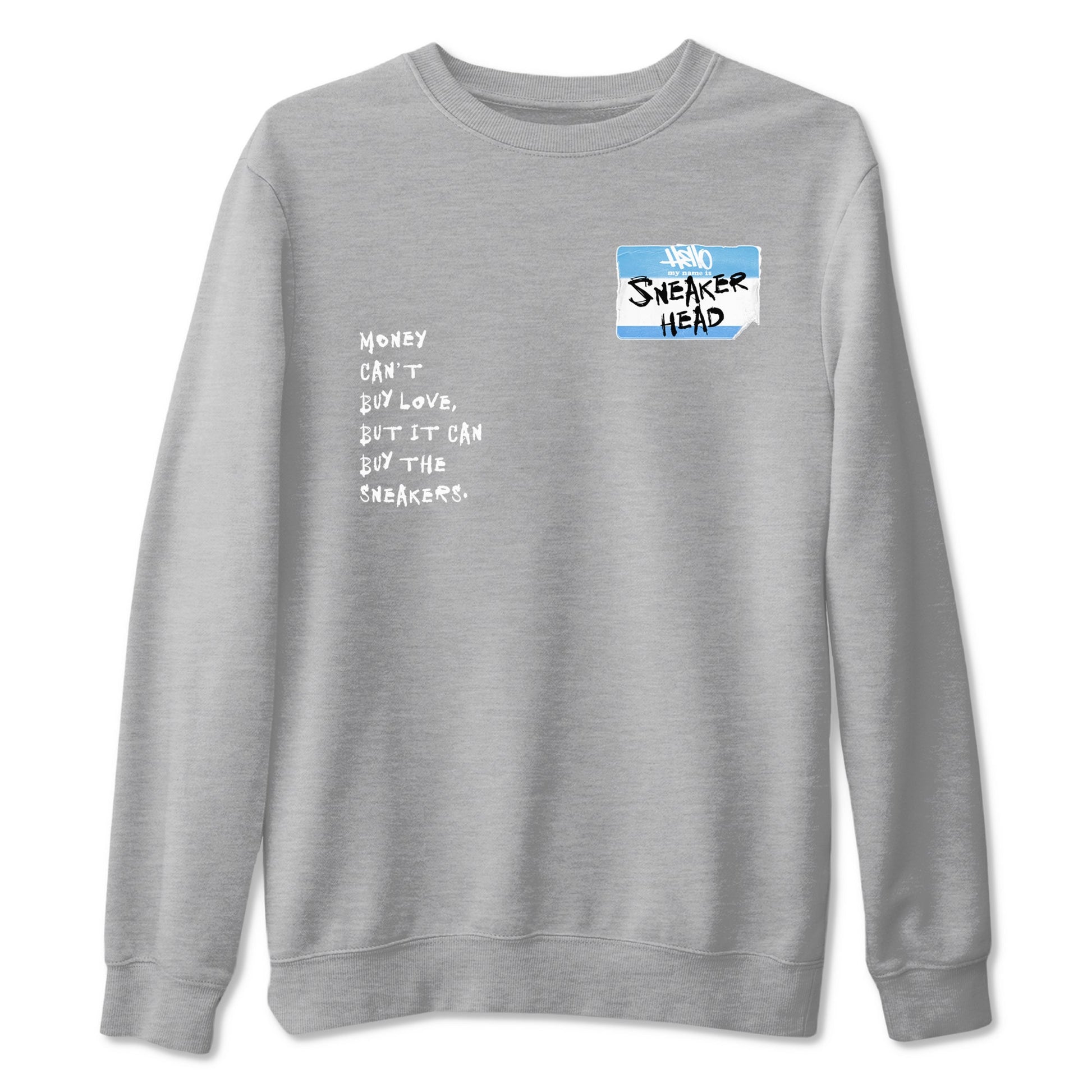 11 Legend Blue Shirts To Match Jordans Sneakerhead Badge Sneaker Shirts Air Jordan 11 Legend Blue SNRT Sneaker Release Tees Unisex Cotton Crew Neck Heather Grey 2 crew neck shirts