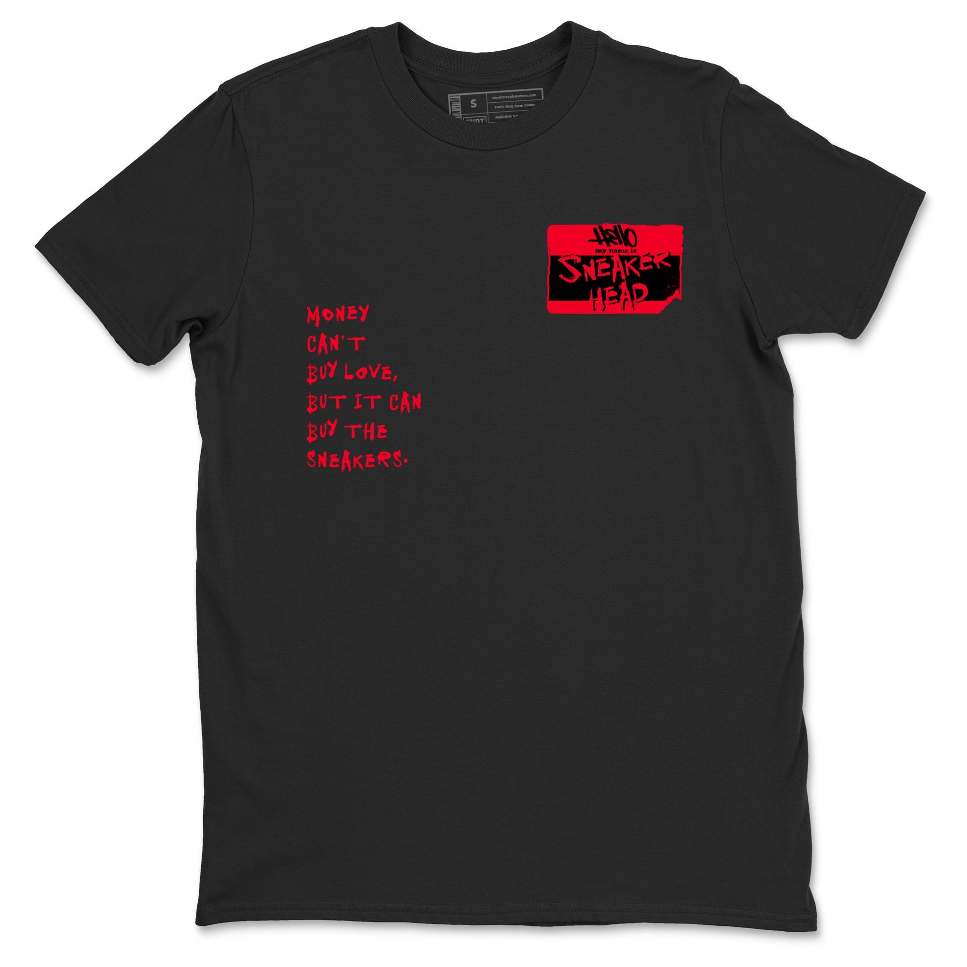 12s Flu Game shirts to match jordans Sneakerhead Badge sneaker match tees Air Jordan 12 Retro Flu Game match shoes to clothes SNRT Sneaker Tees unisex cotton Black 2 shirts