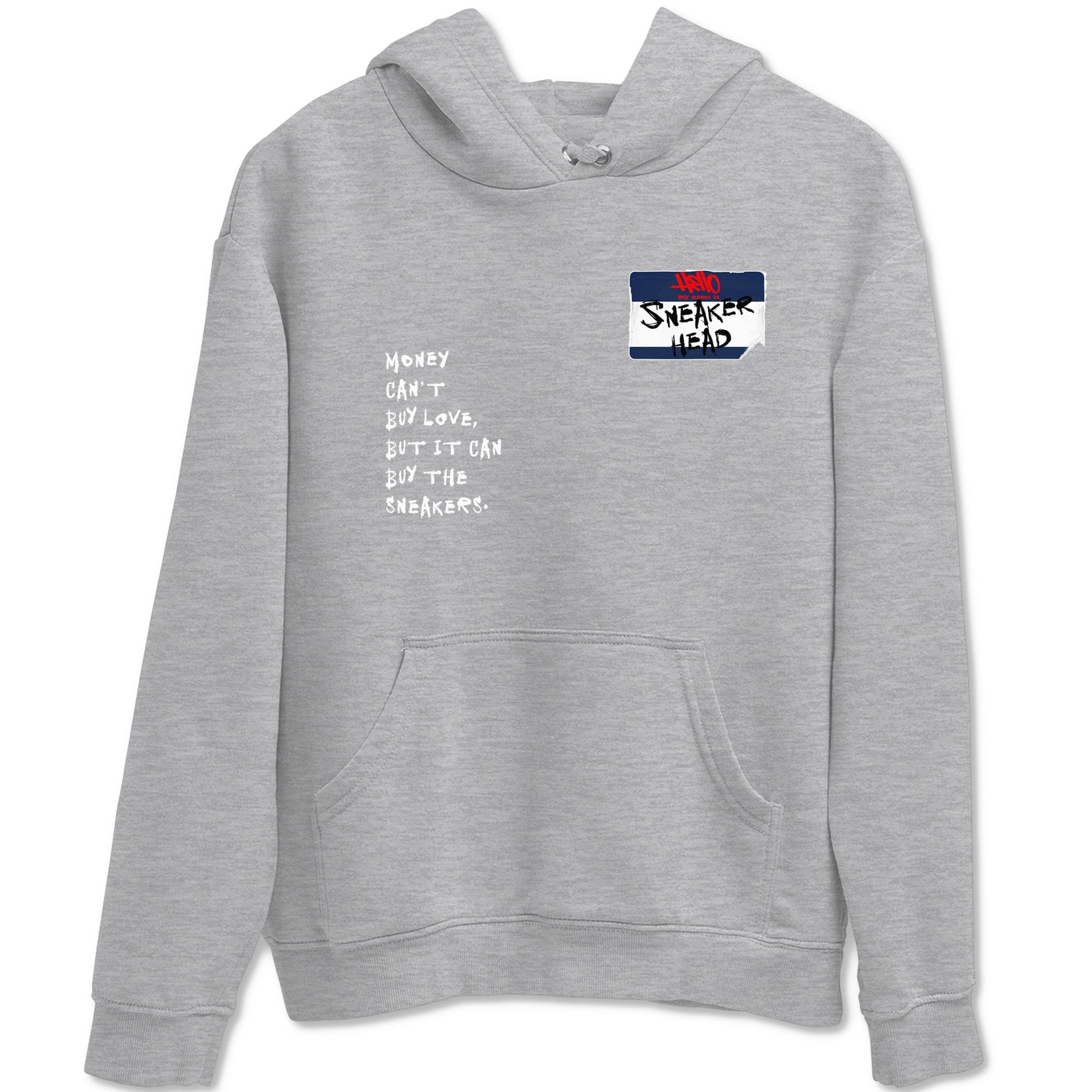 6s White And Midnight Navy shirts to match jordans Sneakerhead Badge sneaker match tees Air Jordan 6 White And Midnight Navy SNRT Sneaker Release Tees unisex cotton Heather Grey 2 crew neck shirts
