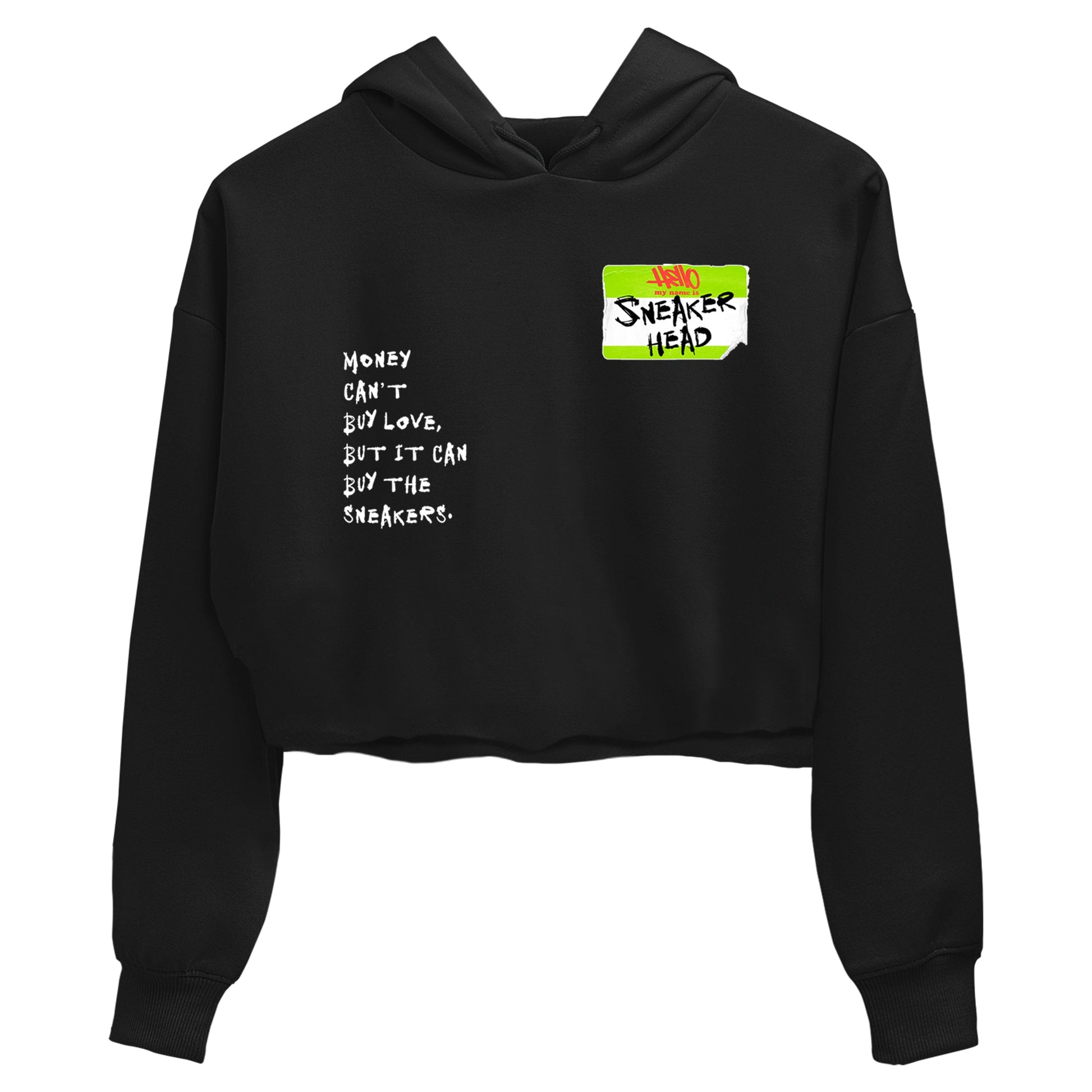 Sneaker Threads – Sneaker Tees To Match Air Max 90 Spruce Aura and Ghost Green – Sneakerhead Badge Crop Tee Black 2. Perfect for Jordan releases 2025 colorways.