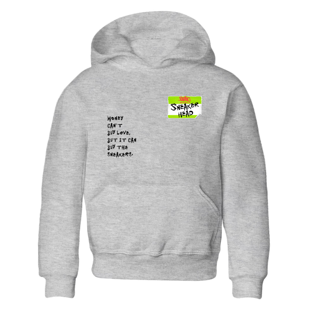 Sneaker Threads – Sneaker Tees To Match Air Max 90 Spruce Aura and Ghost Green – Sneakerhead Badge Youth Graphic Tee Heather Grey 2. Perfect for Jordan releases 2025 colorways.