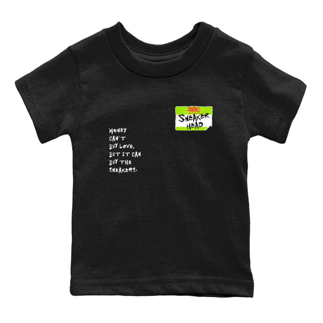 Sneaker Threads – Sneaker Tees To Match Air Max 90 Spruce Aura and Ghost Green – Sneakerhead Badge Youth Graphic Tee Black 2. Perfect for Jordan releases 2025 colorways.