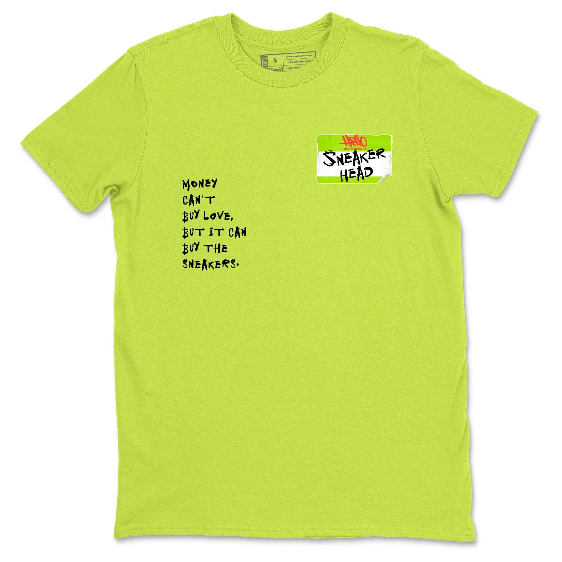 Sneaker Threads – Sneaker Tees To Match Air Max 90 Spruce Aura and Ghost Green – Sneakerhead Badge Graphic Tee Safety Green 2. Perfect for Jordan releases 2025 colorways.