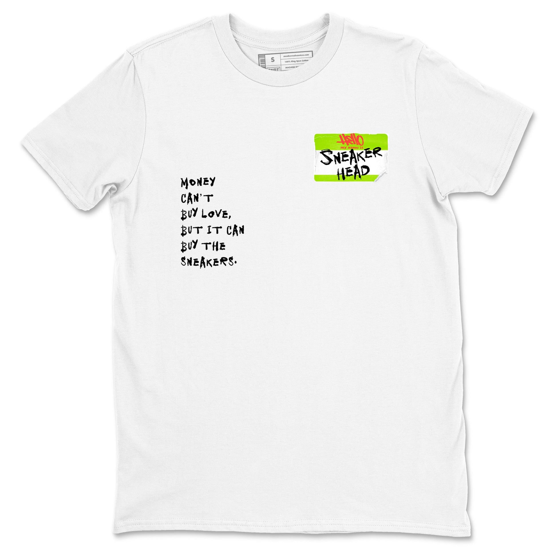 Sneaker Threads – Sneaker Tees To Match Air Max 90 Spruce Aura and Ghost Green – Sneakerhead Badge Graphic Tee White 2. Perfect for Jordan releases 2025 colorways.