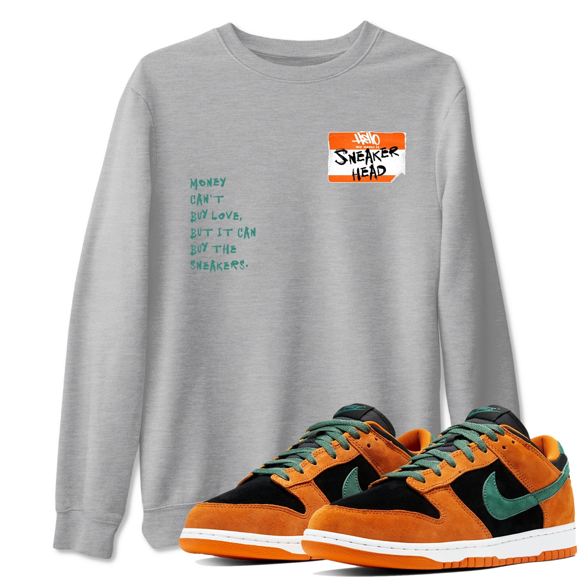 Dunk Low Ceramic shirts to match jordans Sneakerhead Badge sneaker match tees Dunk Ceramic match shoes to clothes SNRT Sneaker Tees unisex cotton Heather Grey 1 shirts
