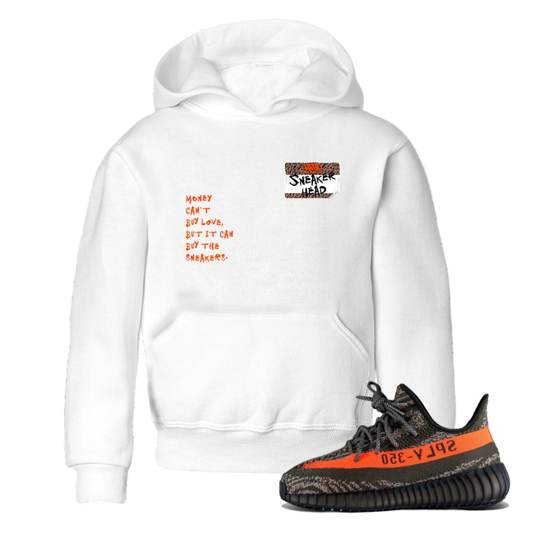 Yeezy 350 Carbon Beluga shirts to match jordans Sneakerhead Badge sneaker match tees Yeezy 350 Carbon Beluga match shoes to clothes SNRT Sneaker Tees Youth Baby White 1 tee