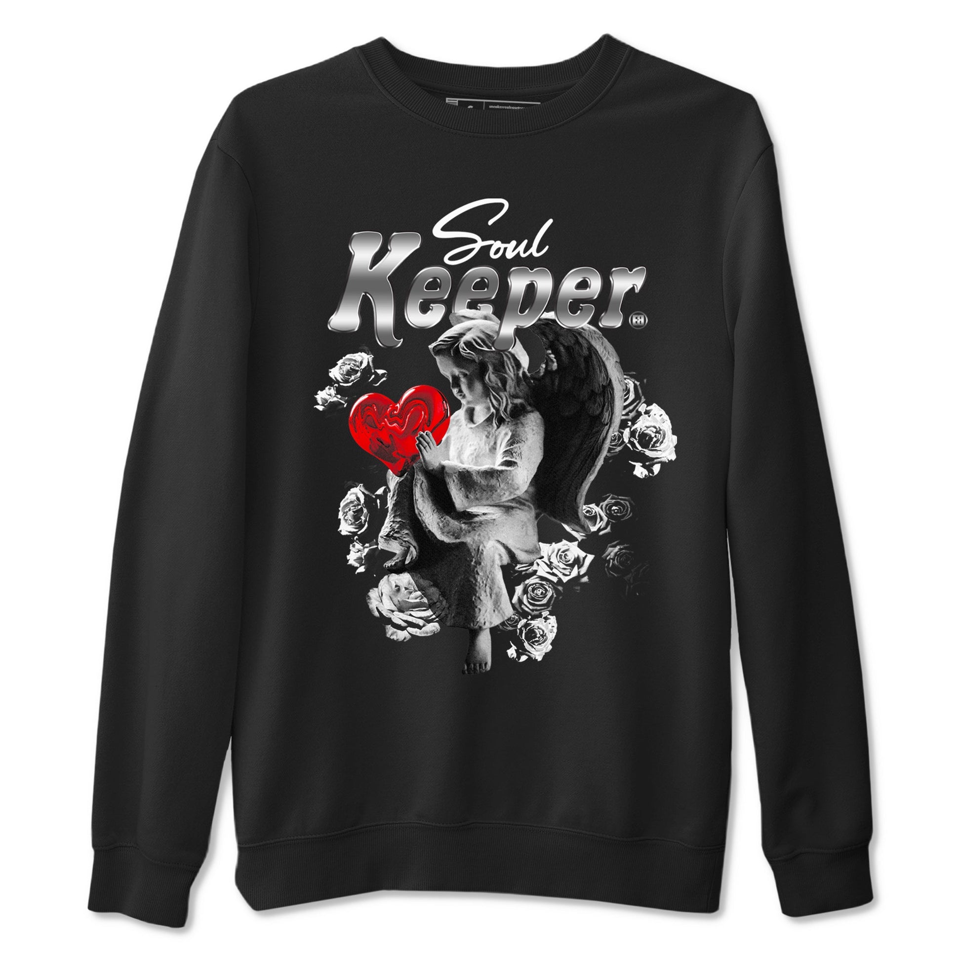 5s Black Metallic Reimagined shirts to match jordans Soul Keeper best t shirts to wear with jordans 5s Black Metallic Reimagined match shoes to clothes SNRT Sneaker Tees unisex cotton Black 2 shirts