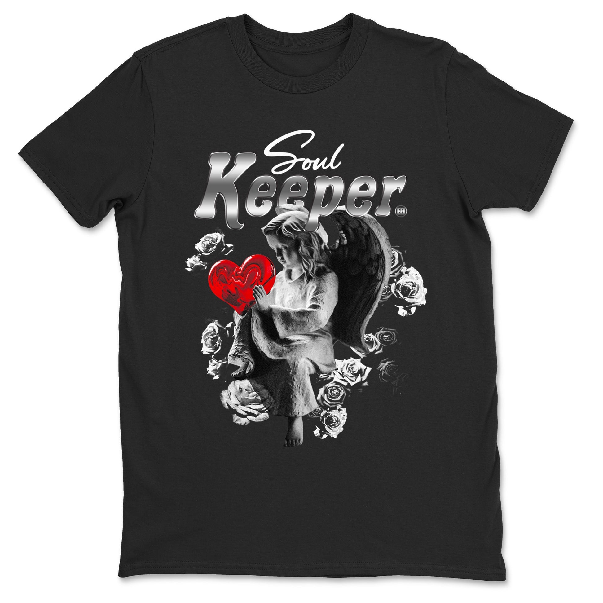 5s Black Metallic Reimagined shirts to match jordans Soul Keeper best t shirts to wear with jordans 5s Black Metallic Reimagined match shoes to clothes SNRT Sneaker Tees unisex cotton Black 2 shirts
