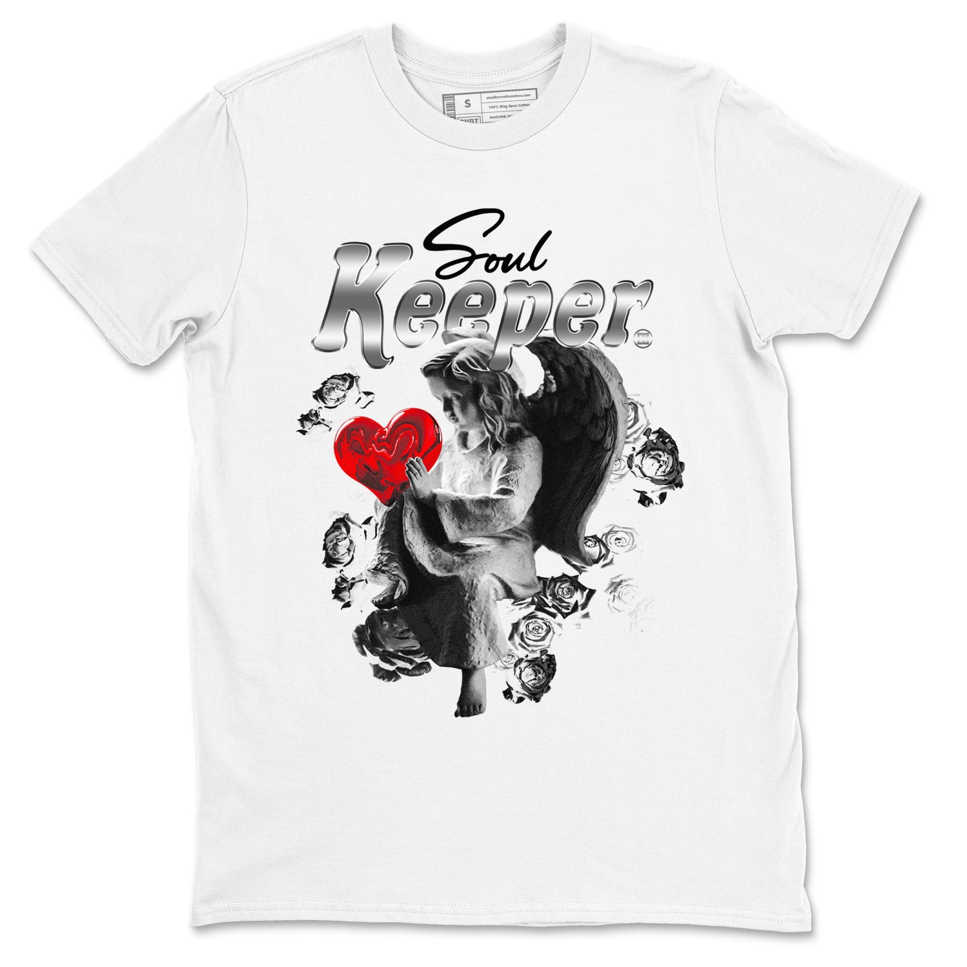5s Black Metallic Reimagined shirts to match jordans Soul Keeper best t shirts to wear with jordans 5s Black Metallic Reimagined match shoes to clothes SNRT Sneaker Tees unisex cotton White 2 shirts
