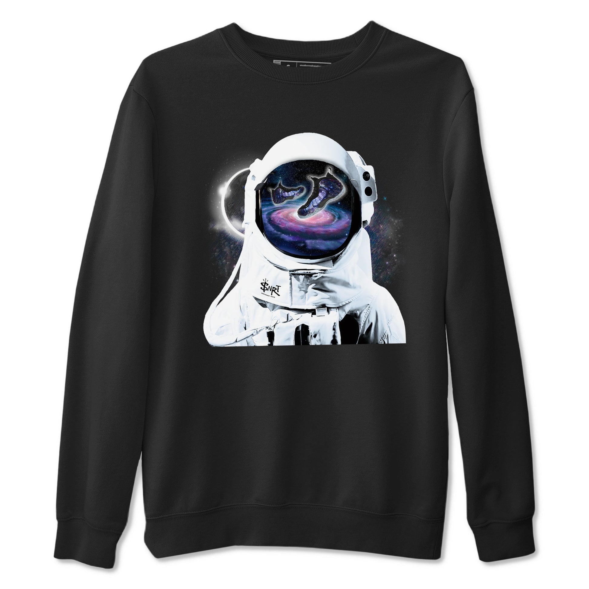 Air Foamposite One Galaxy Shirts To Match Jordans Space Discovery Sneaker Shirts Air Foamposite 1 Galaxy SNRT Sneaker Release Tees Unisex Cotton Crew Neck Black 2 crew neck shirts