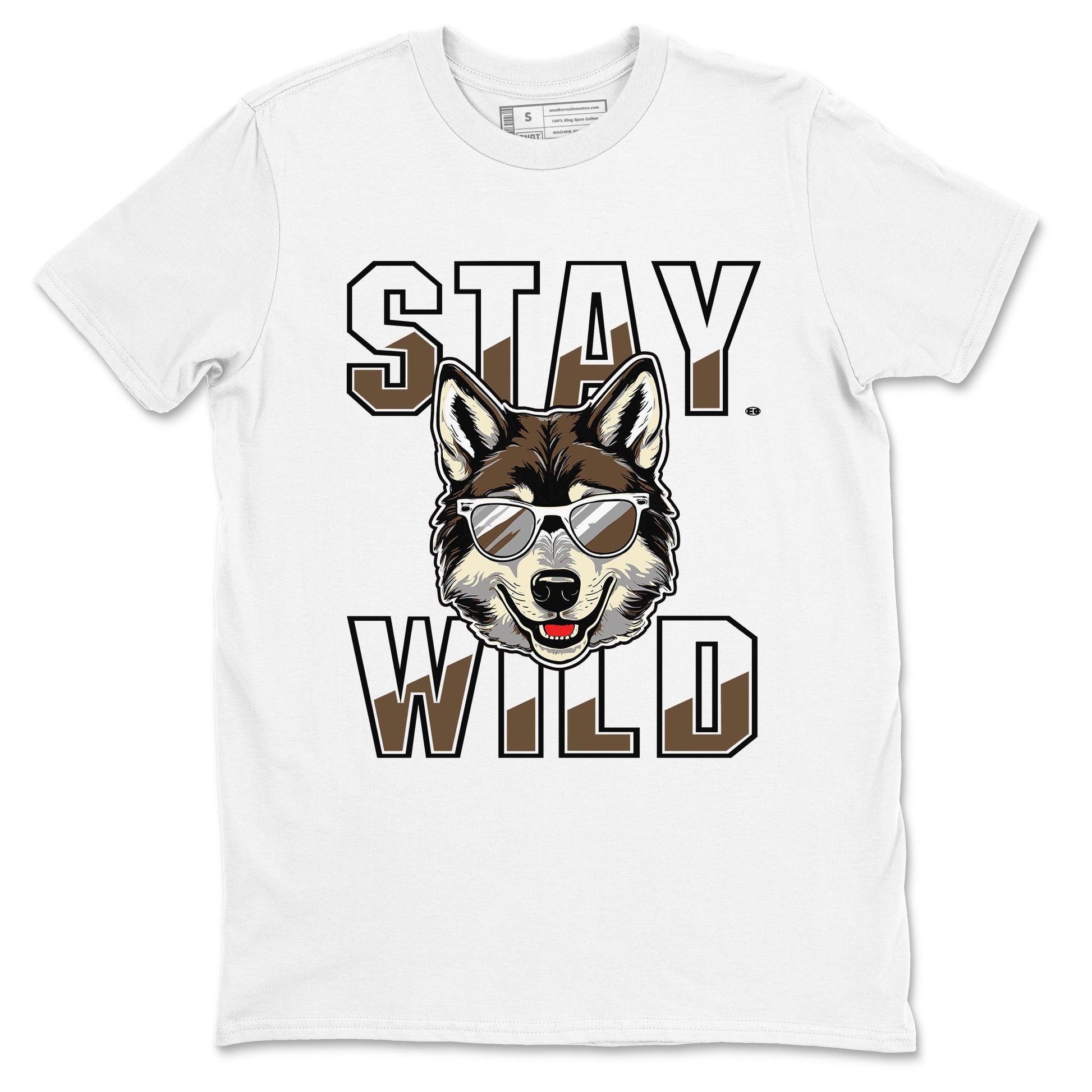 1s Mocha shirts to match jordans Stay Wild sneaker match tees Air Jordan 1 Mocha match shoes to clothes SNRT Sneaker Tees unisex cotton White 2 shirts