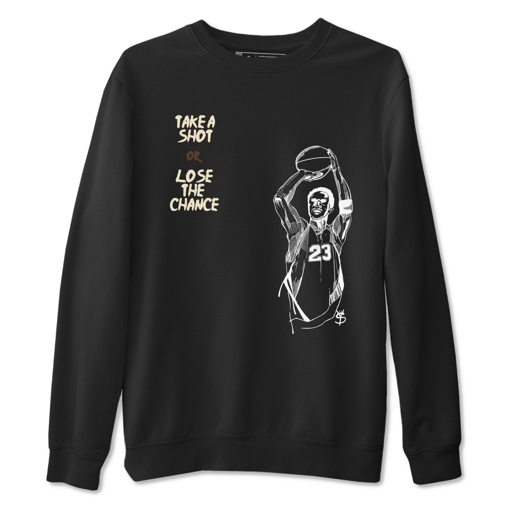 1s Mocha shirts to match jordans Take A Shot sneaker match tees Air Jordan 1 Mocha SNRT Sneaker Release Tees unisex cotton Black 2 crew neck shirts