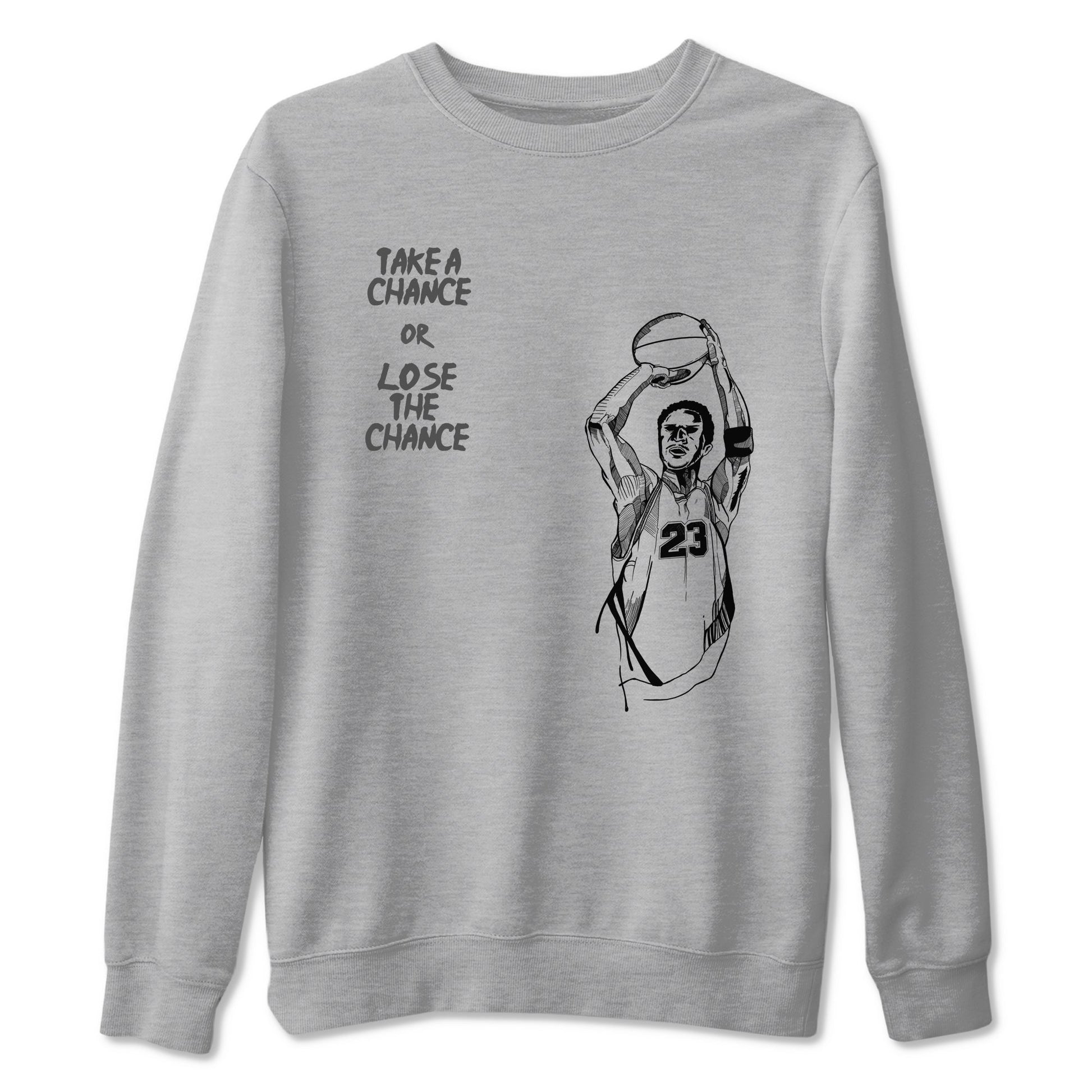 12s Black Wolf Grey shirts to match jordans Take A Shot sneaker match tees Air Jordan 12 Black Wolf Grey SNRT Sneaker Release Tees unisex cotton Heather Grey 2 crew neck shirts