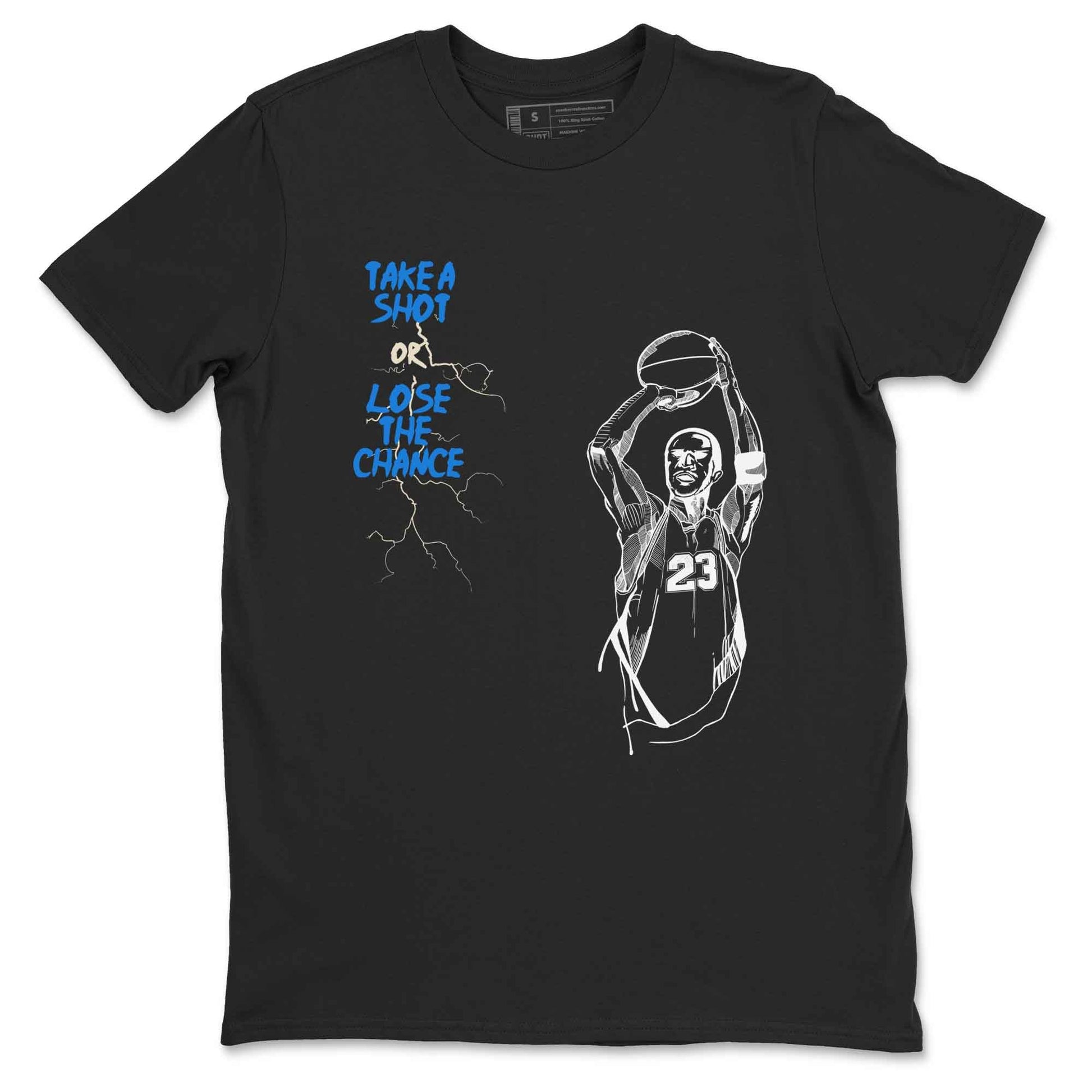 3s Lucky Shorts shirts to match jordans Take A Shot best t shirts to wear with jordans Air Jordan 3 Lucky Shorts match shoes to clothes SNRT Sneaker Tees unisex cotton Black 2 shirts