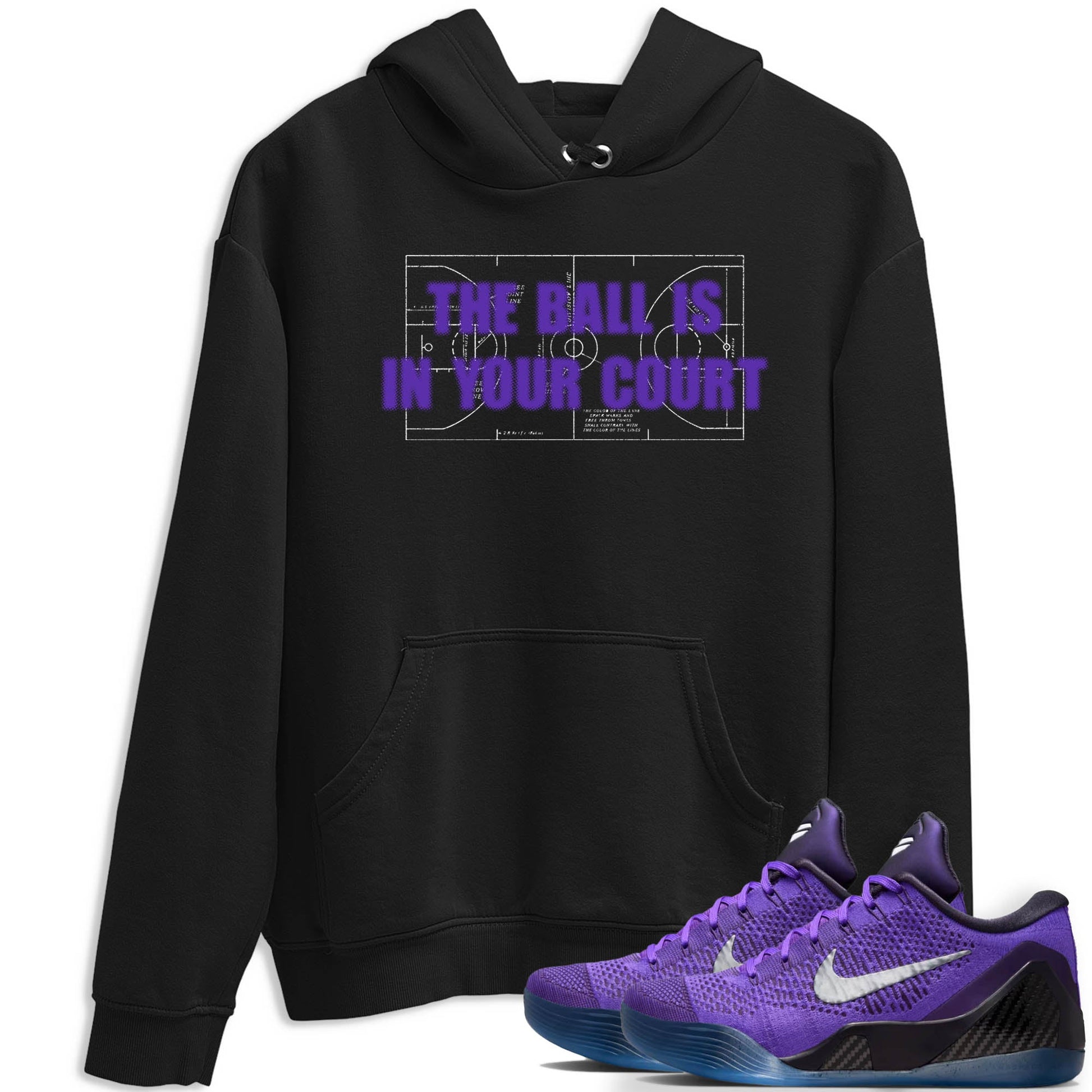 Sneaker Threads – Sneaker Tees To Match Nike KB 9 Hyper Grape – The Ball Is In Your Court Graphic Tee Black 1. Perfect for Jordan releases 2025 colorways. Perfect for purple basketball sneaker releases and legacy-inspired colorways for 2025 hoopers.