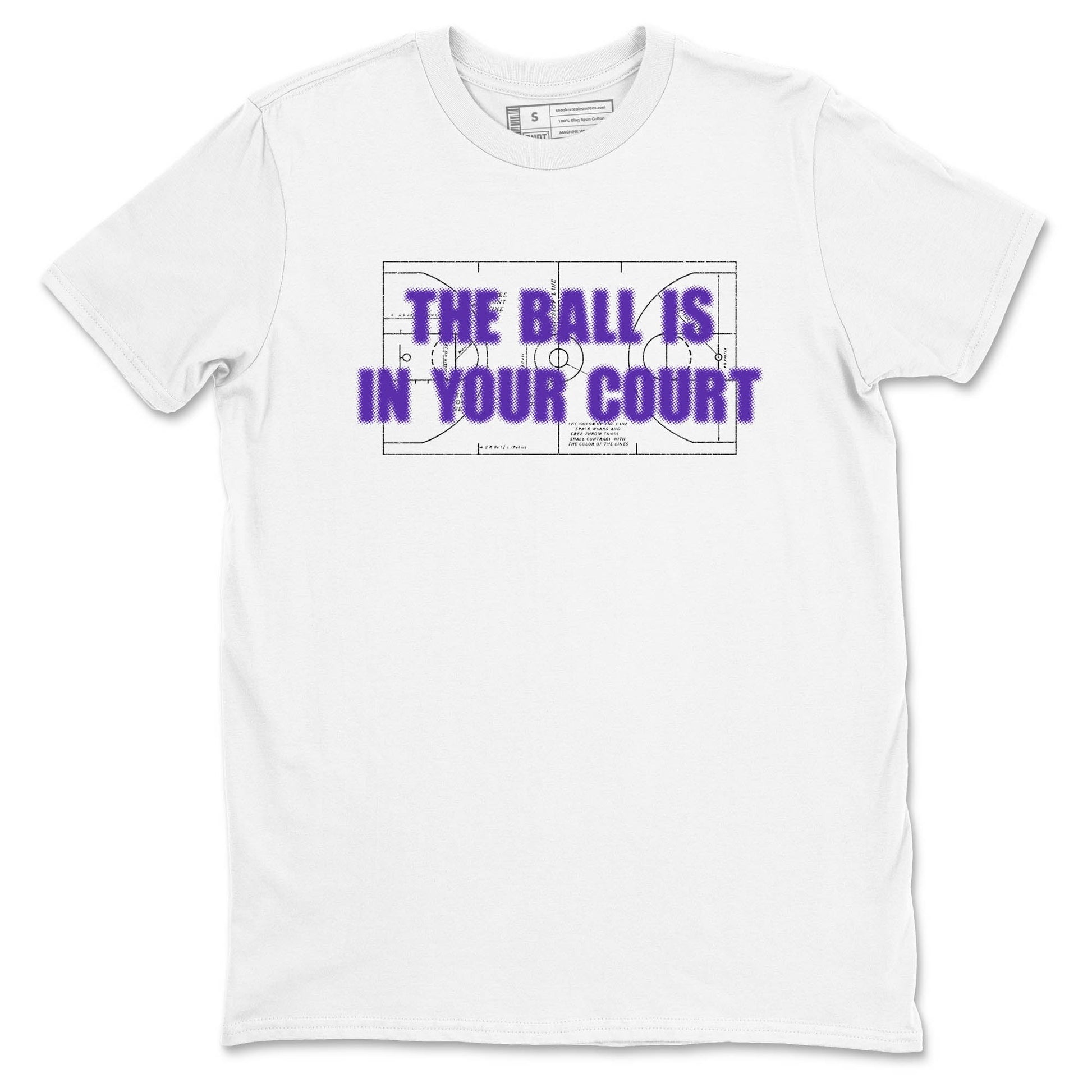 Sneaker Threads – Sneaker Tees To Match Nike KB 9 Hyper Grape – The Ball Is In Your Court Graphic Tee White 2. Perfect for Jordan releases 2025 colorways. Perfect for purple basketball sneaker releases and legacy-inspired colorways for 2025 hoopers.