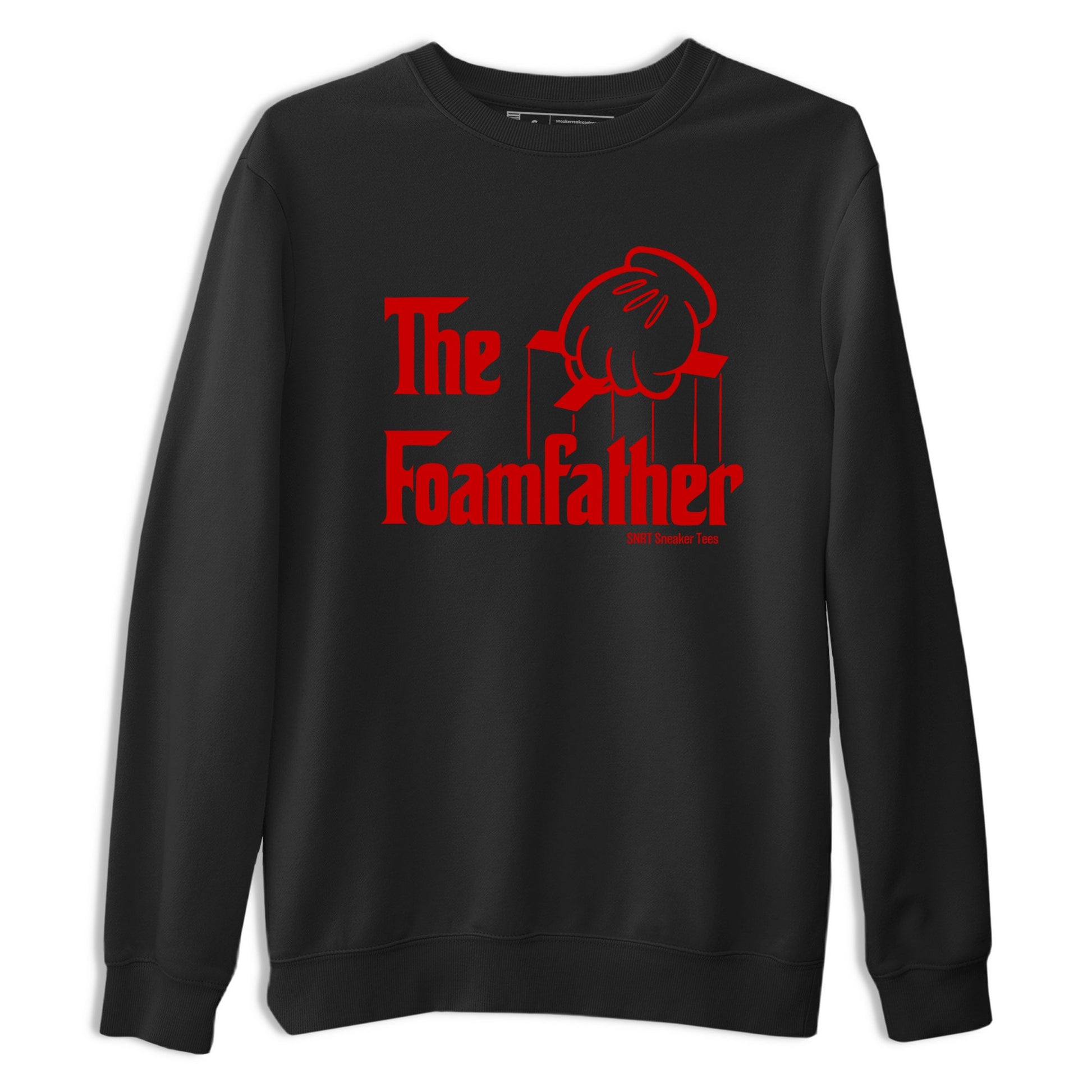 Sneaker match tees – Sneaker Tees To Match Air Foamposite Cough Drop Shoes – The Foamfather Tee Black 2
