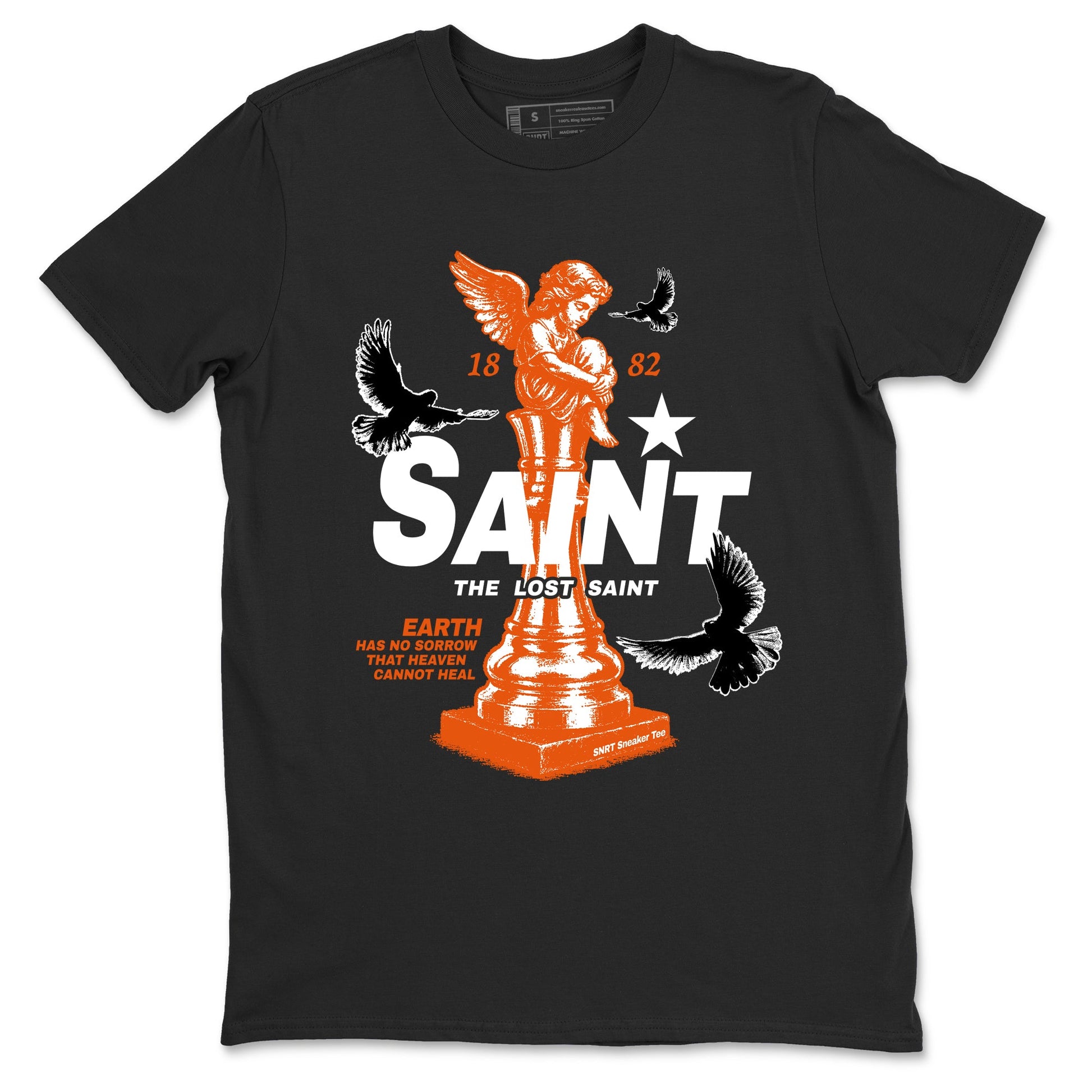 1s High OG Shattered Backboard t-shirts to match jordans The Lost Saint sneaker match tees Air Jordan 1 Shattered Backboard graphic tee for sneakerheads SNRT Sneaker Tees unisex cotton Black 2 shirts