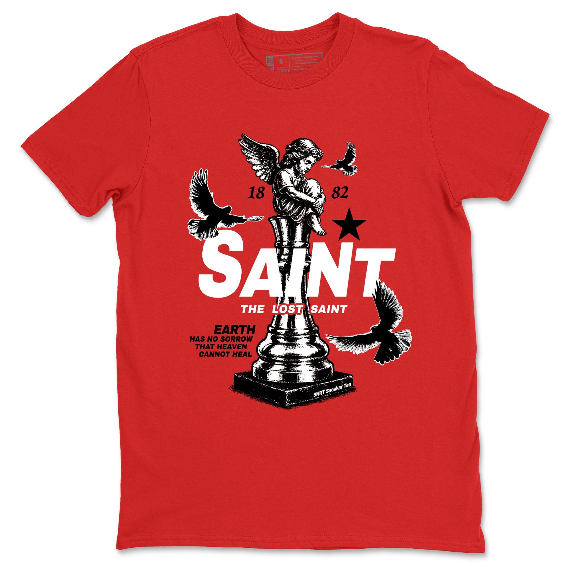 Jordan 11 Low Bred t-shirts to match jordans The Lost Saint sneaker match tees Air Jordan 11 Bred graphic tee for sneakerheads SNRT Sneaker Tees unisex cotton Red 2 shirts