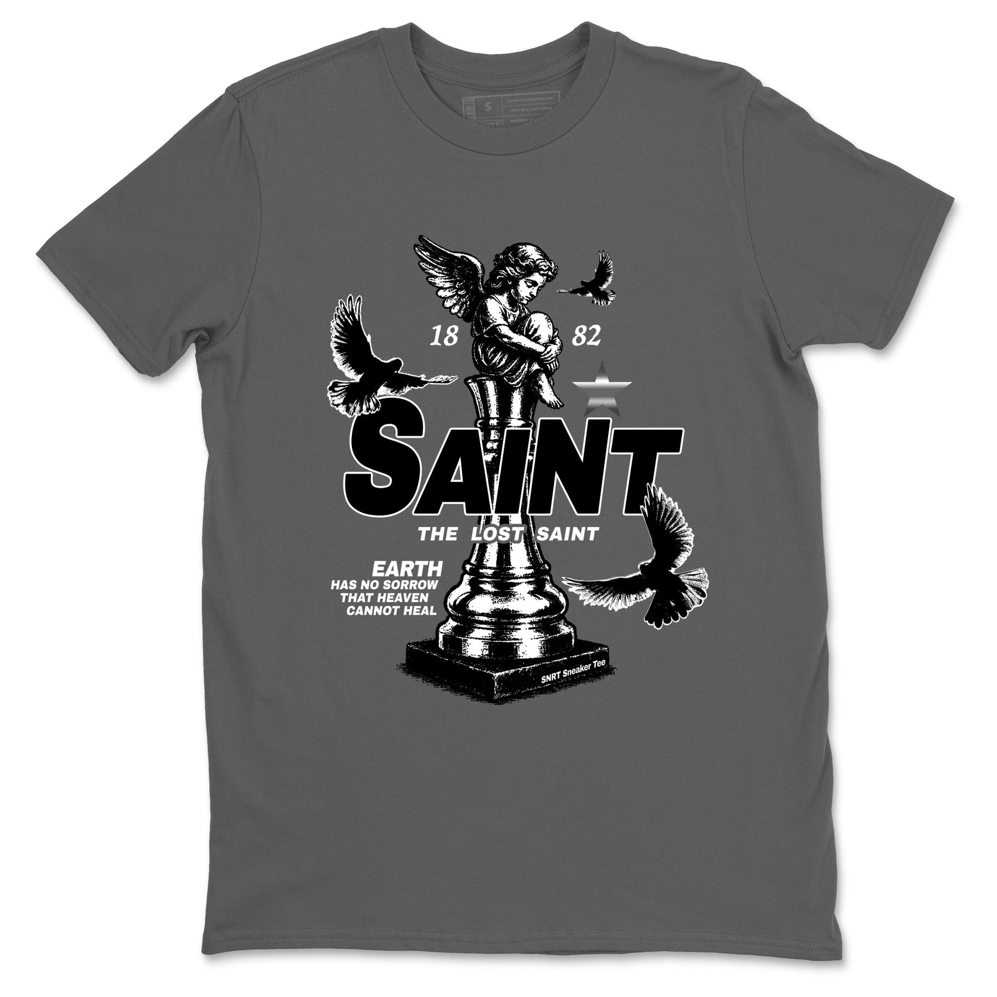 4s Black Cat Sneaker match tees – Sneaker Tees To Match Air Jordan 4 Black Cat Shoes – The Lost Saint Tee Cool Grey 2