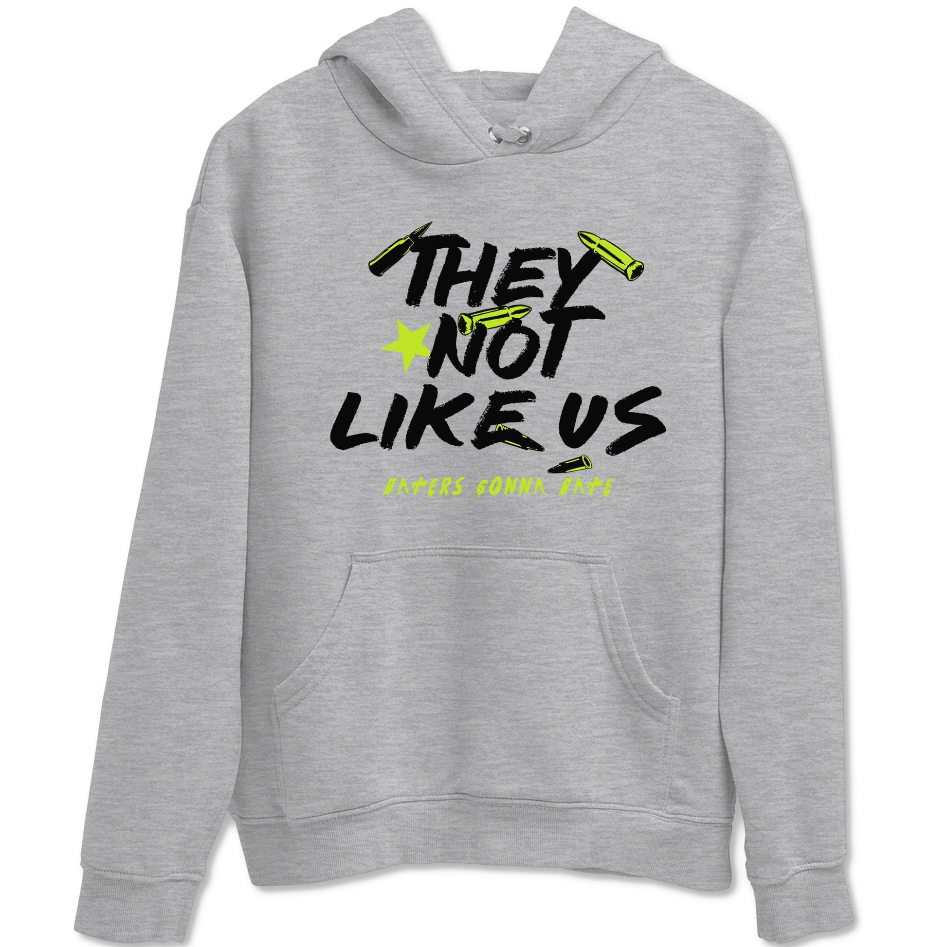 Foams One Black Volt shirts to match jordans They Not Like Us sneaker match tees Air Foamposite One Black and Volt match shoes to clothes SNRT Sneaker Tees unisex cotton Heather Grey 2 shirts