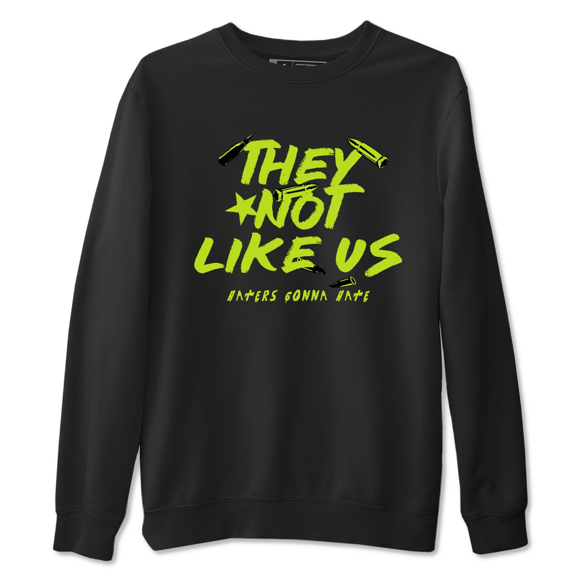 Foams One Black Volt shirts to match jordans They Not Like Us sneaker match tees Air Foamposite One Black and Volt match shoes to clothes SNRT Sneaker Tees unisex cotton Black 2 shirts