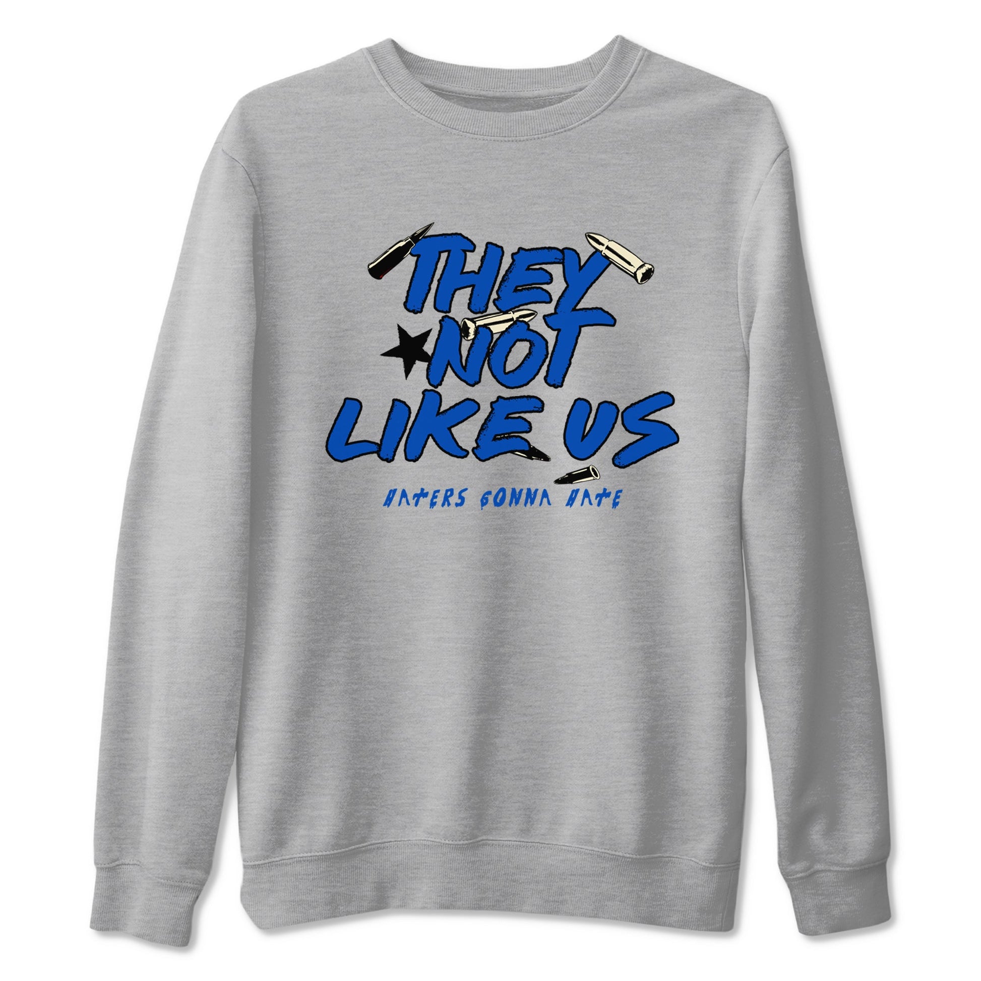 1s Game Royal shirts to match jordans They Not Like Us sneaker match tees Air Jordan 1 Retro Low OG Game Royal match shoes to clothes SNRT Sneaker Tees unisex cotton Heather Grey 2 shirts