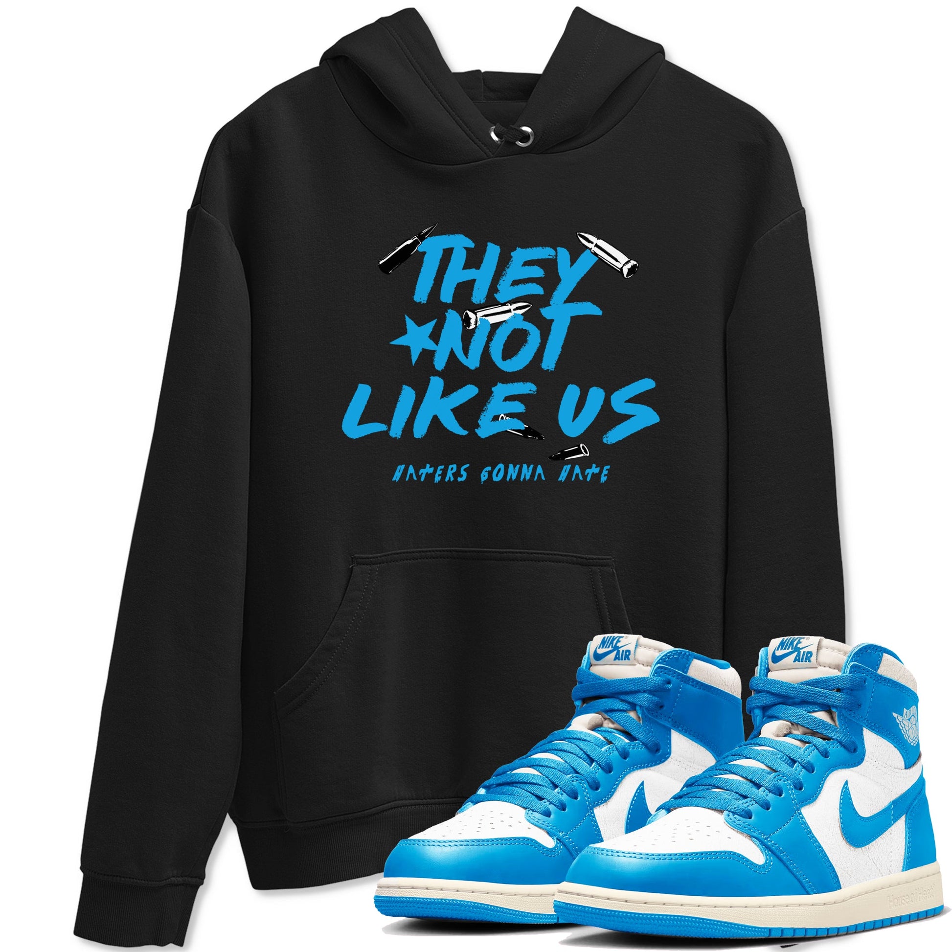 1s High OG UNC Reimagined shirts to match jordans They Not Like Us graphic tees Air Jordan 1 UNC Reimagined match shoes to clothes SNRT Sneaker Tees unisex cotton Black 1 shirts