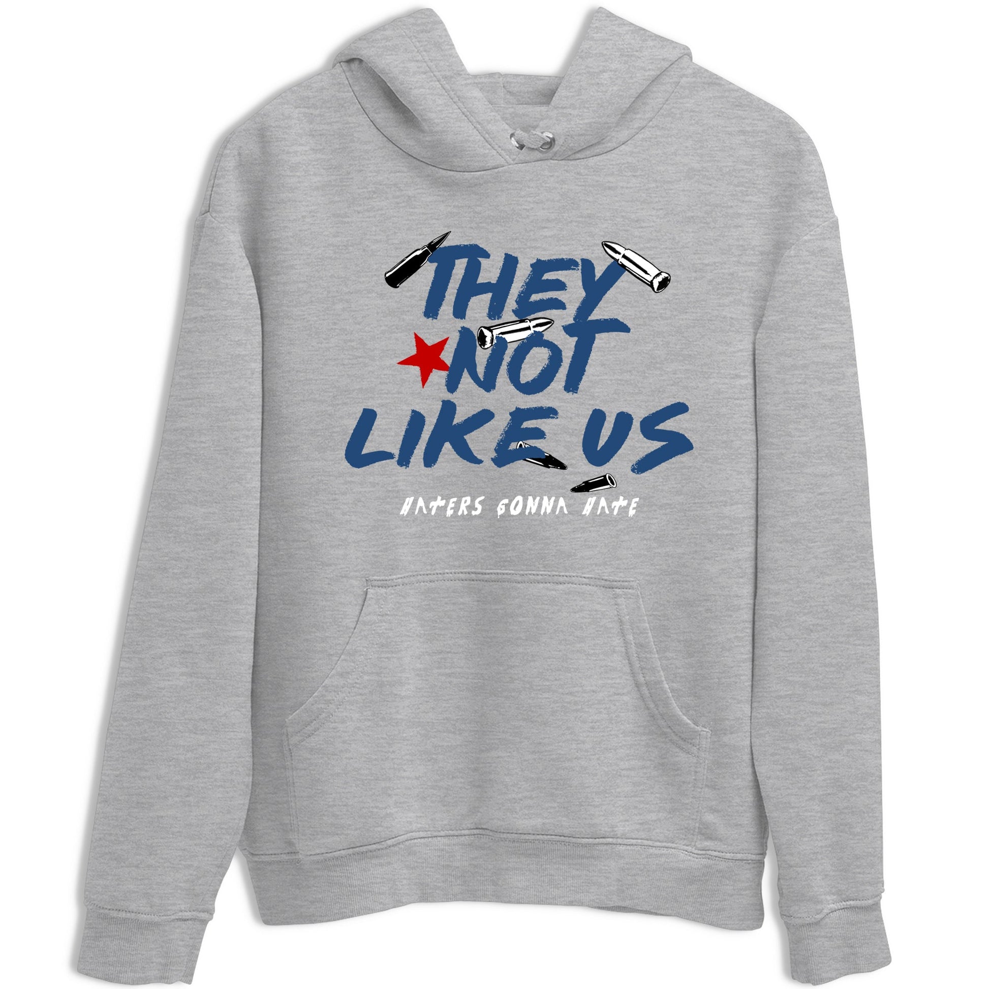 Sneaker match tees – Sneaker Tees To Match Air Jordan 12 French Blue Shoes – They Not Like Us Tee Heather Grey 2