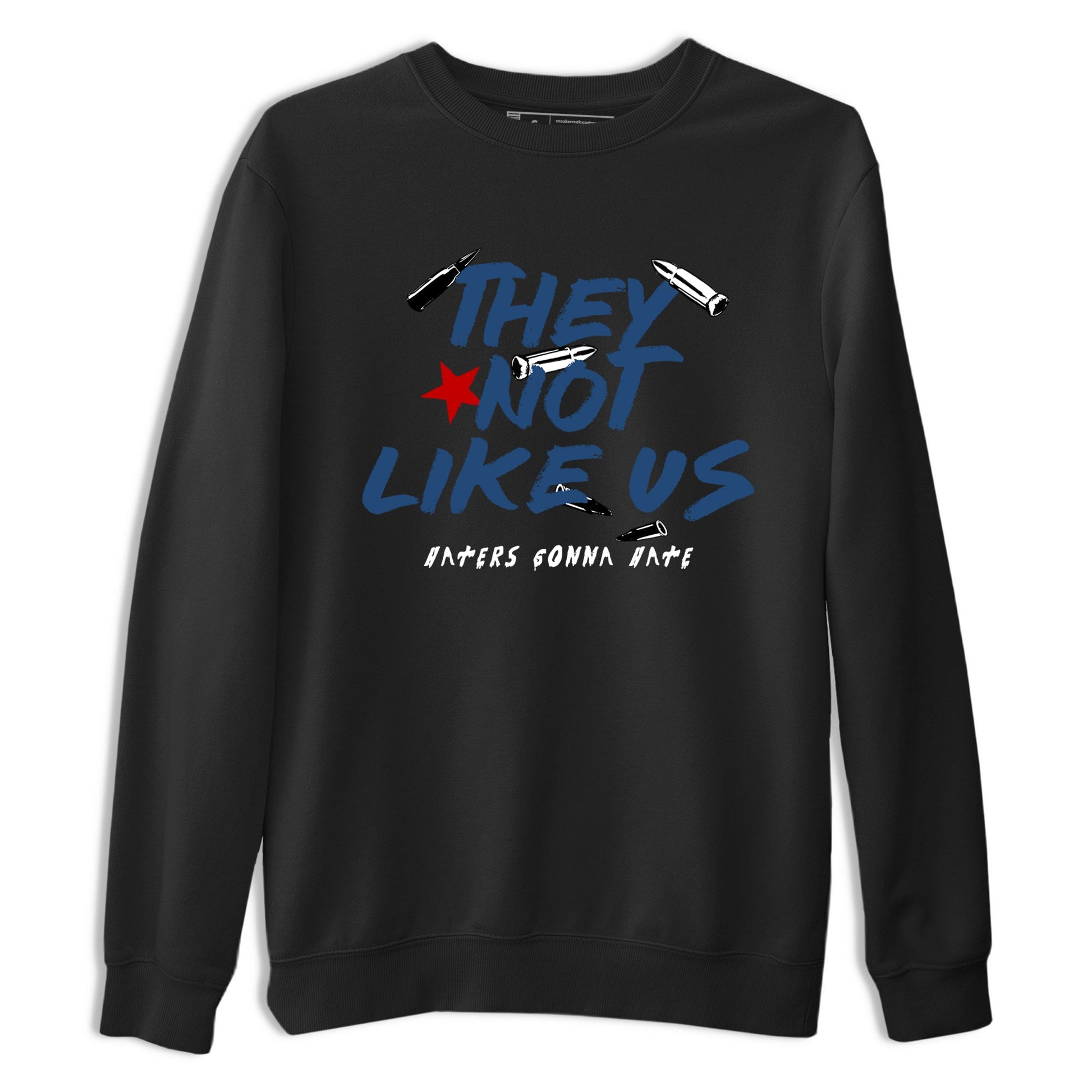 Sneaker match tees – Sneaker Tees To Match Air Jordan 12 French Blue Shoes – They Not Like Us Tee Black 2