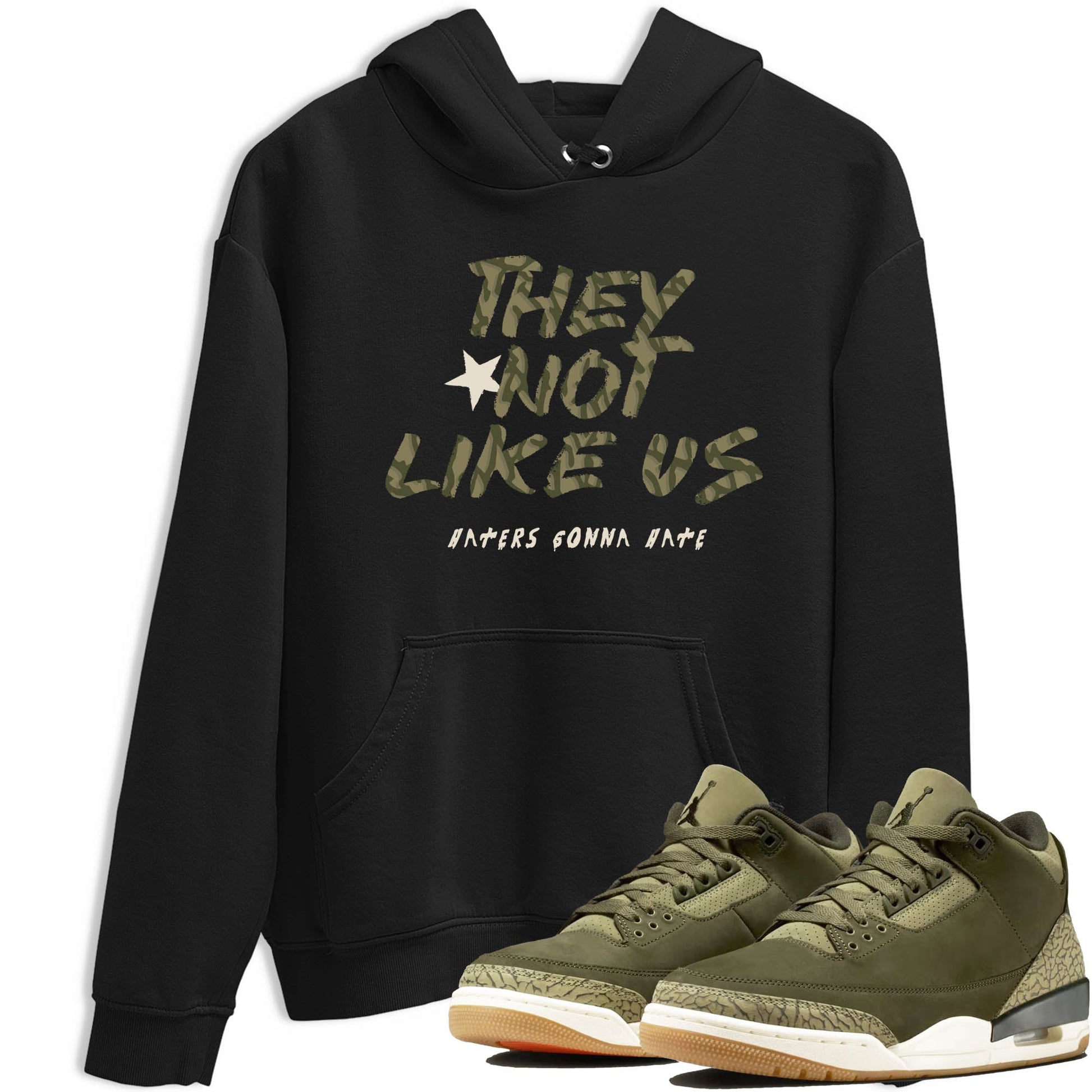 Sneaker Threads – Sneaker Tees To Match Air Jordan 3 Medium Olive – They Not Like Us Graphic Tee Black 1. Perfect for Jordan releases 2025 colorways.