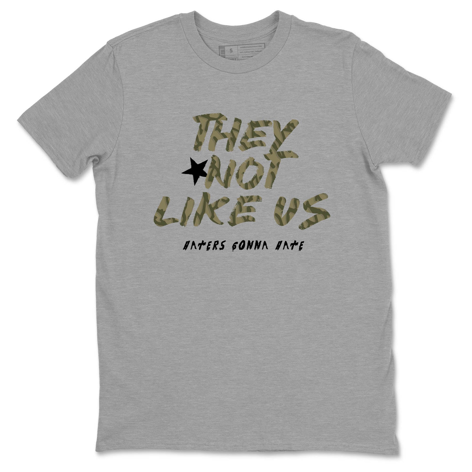 Sneaker Threads – Sneaker Tees To Match Air Jordan 3 Medium Olive – They Not Like Us Graphic Tee Heather Grey 2. Perfect for Jordan releases 2025 colorways.